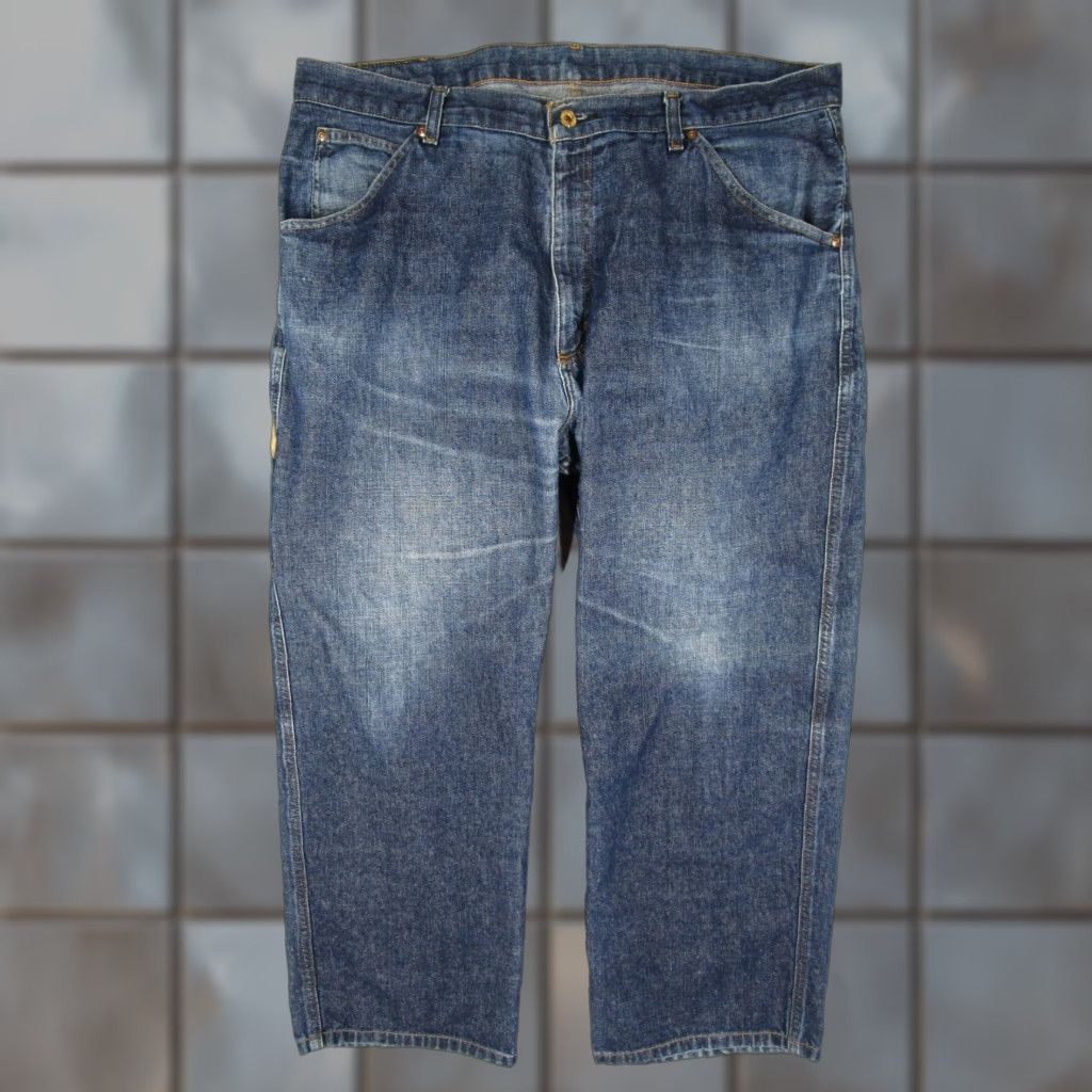 Polo Ralph Lauren VINTAGE Polo Ralph Lauren Polo Jeans Carpenter Jeans Mens 38x30 Blue Denim Workwear 90s Mens Jeans Size US M / EU 48-50 / 2 - 1 Thumbnail