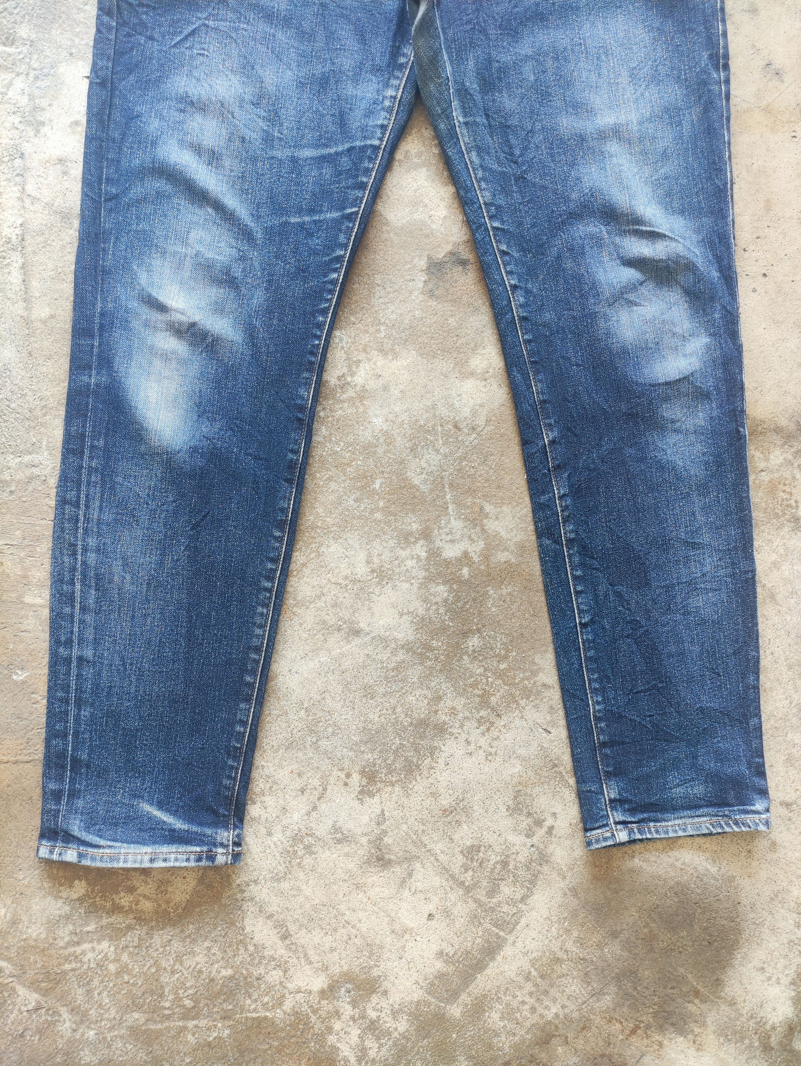 GU Vintage GU Brand Slim Fit Denim Faded Pants Size US 34 / EU 50 - 4 Thumbnail