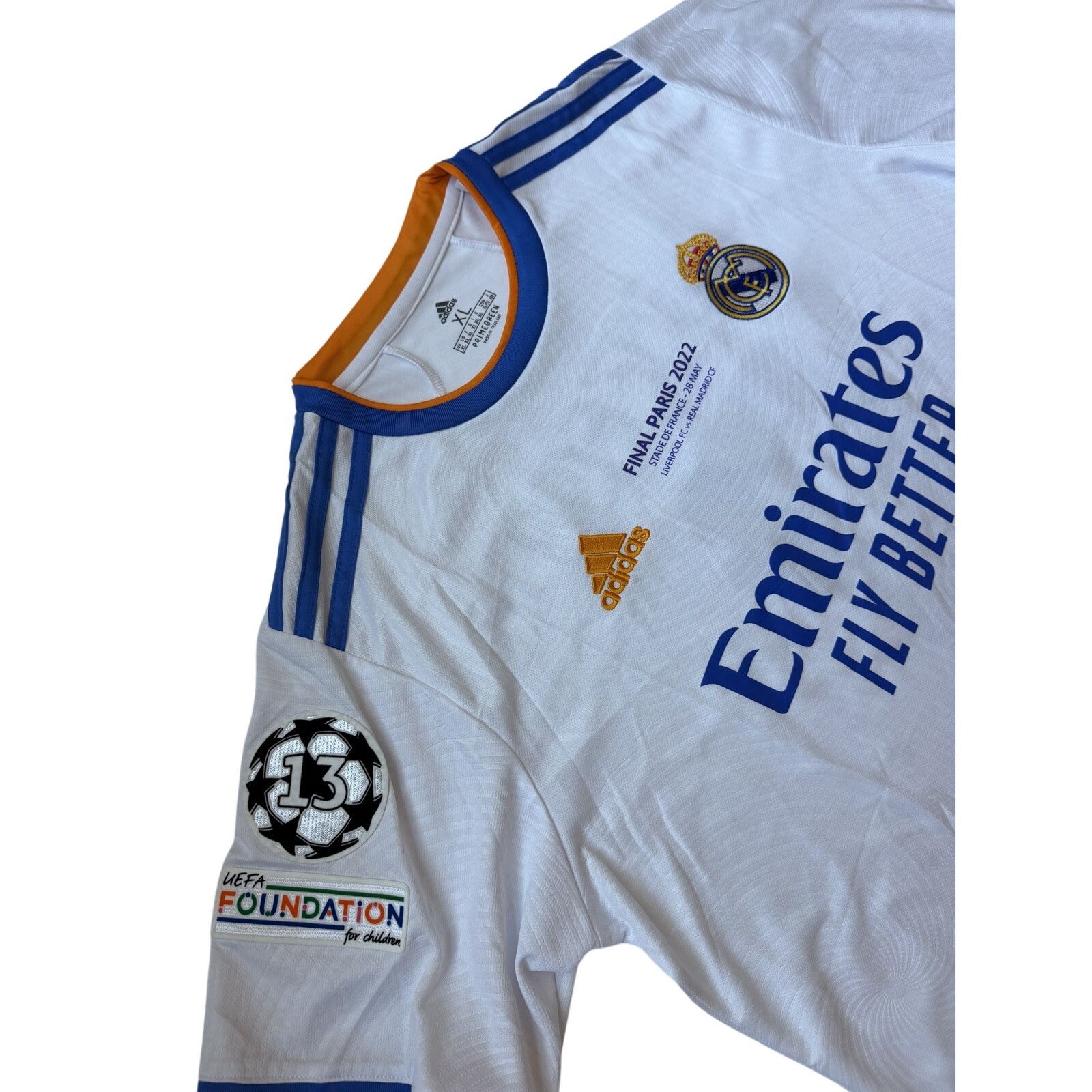 Adidas Benzema Signed 21/22 Real Madrid UCL Jersey Adidas Beckett Size US XL / EU 56 / 4 - 2 Thumbnail
