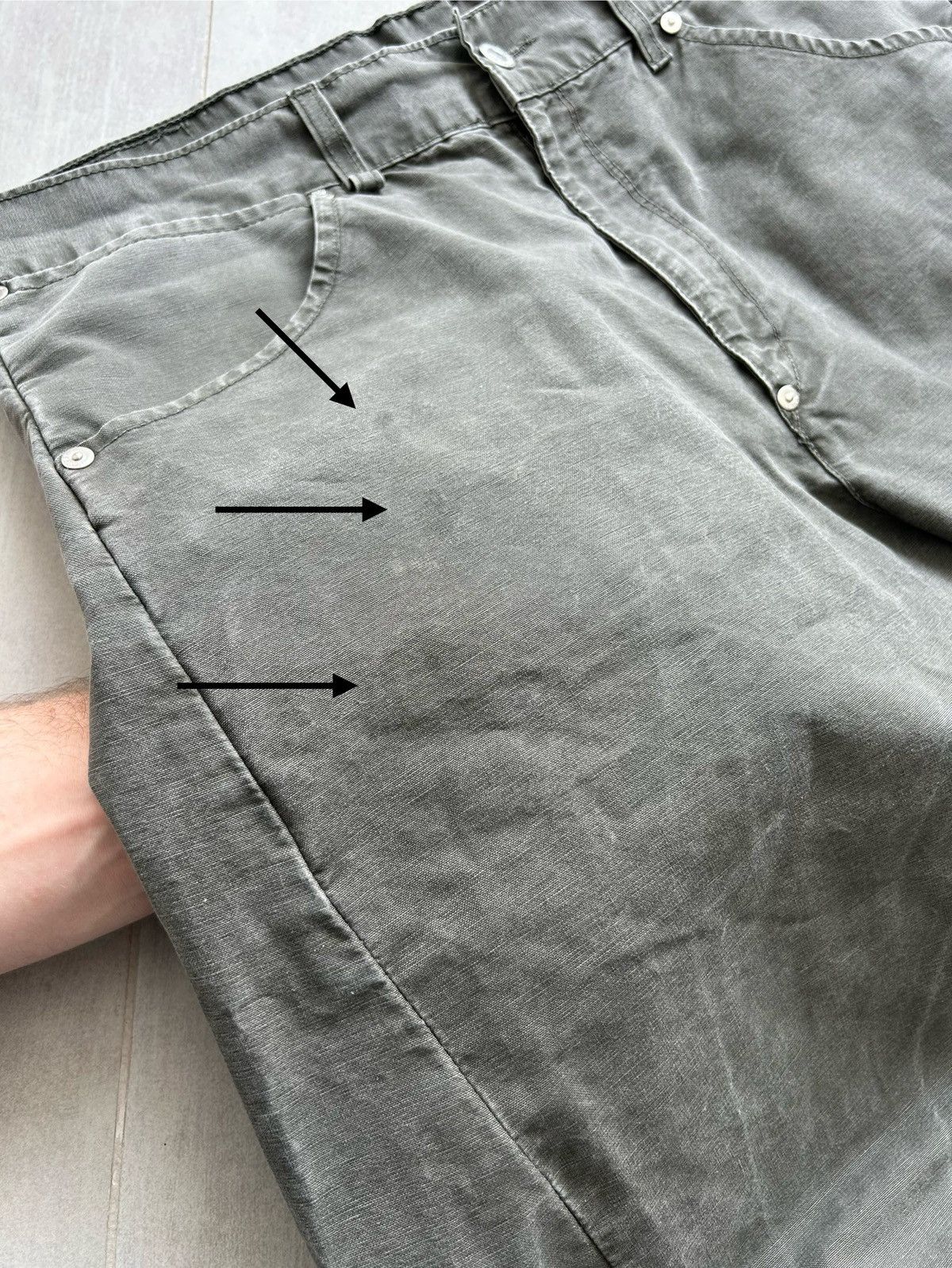Levi's Levi’s Engineered Jeans Gray Wide Leg Zip Hem Pants W34 L34 Size US 34 / EU 50 - 16 Thumbnail