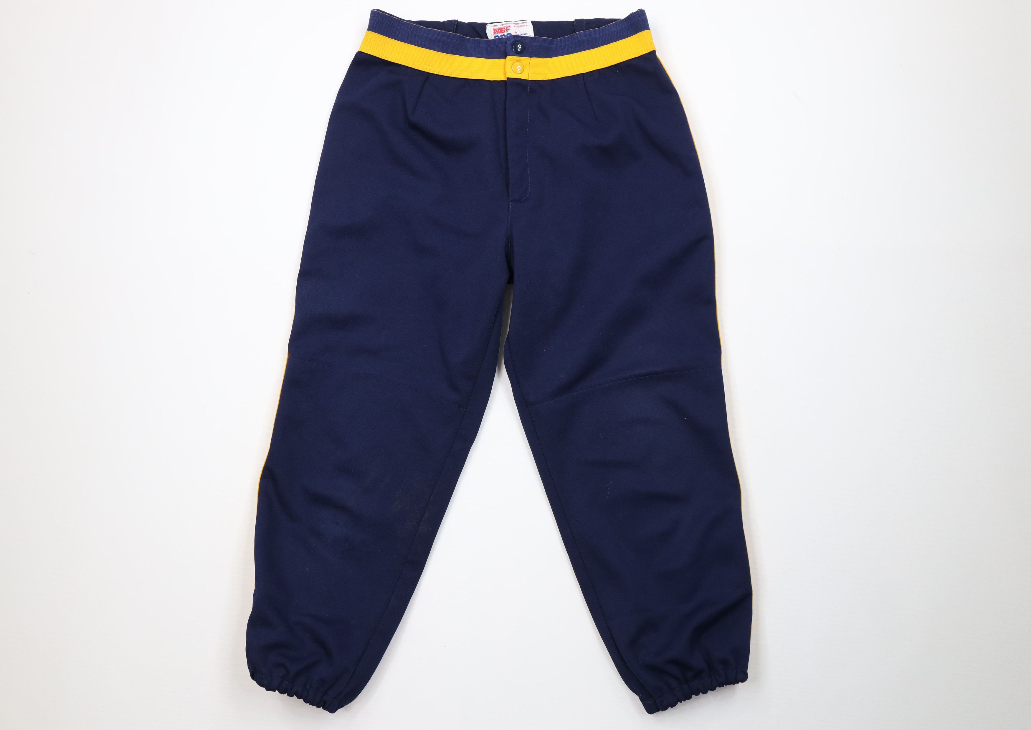 Vintage Vintage 70s Striped Baseball Uniform Pants Navy Blue USA Size US 30 / EU 46 - 1 Thumbnail