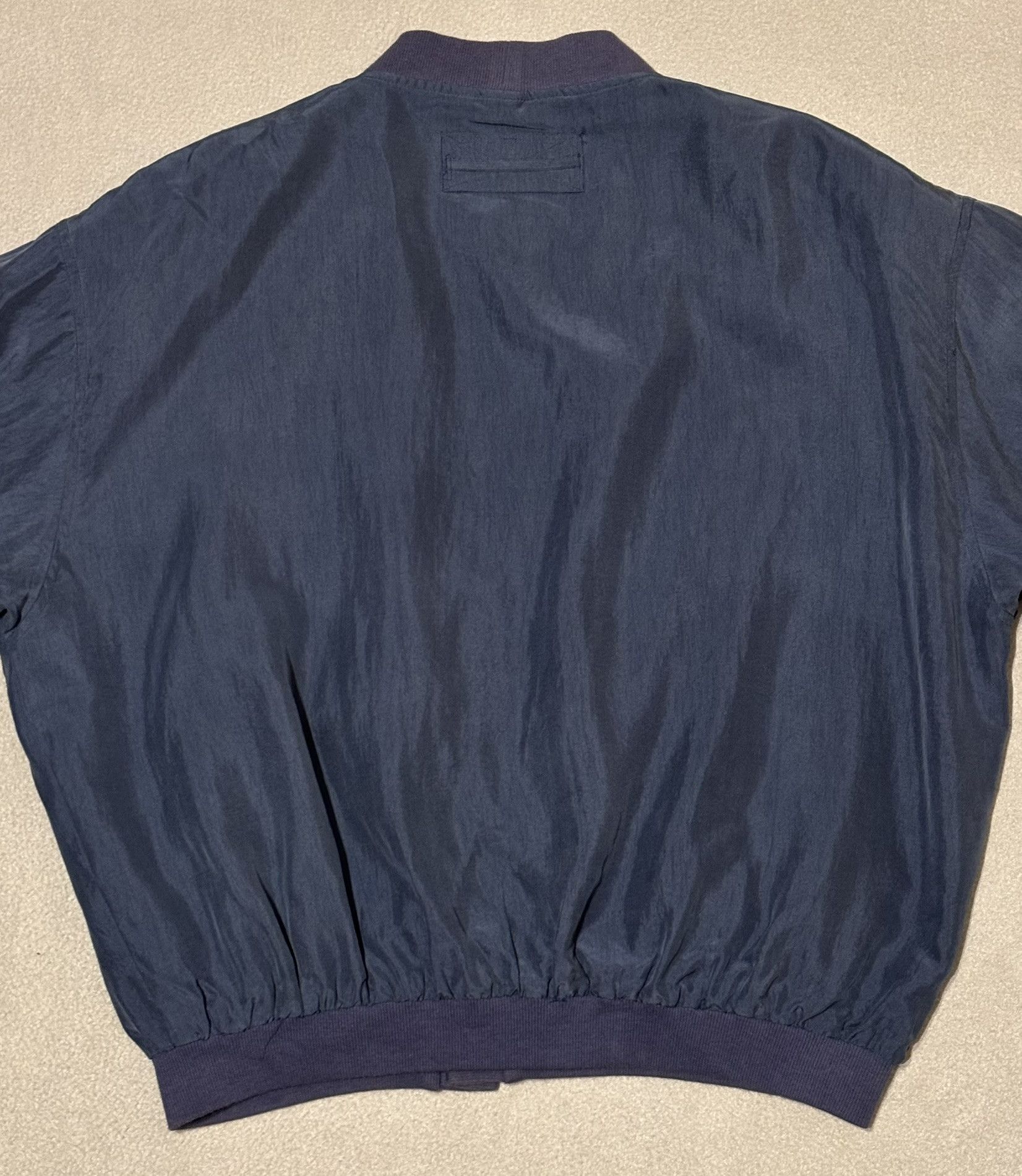 Paul & Shark Paul Shark Bomber Jacket 100% Silk Navy Large Size US L / EU 52-54 / 3 - 13 Thumbnail