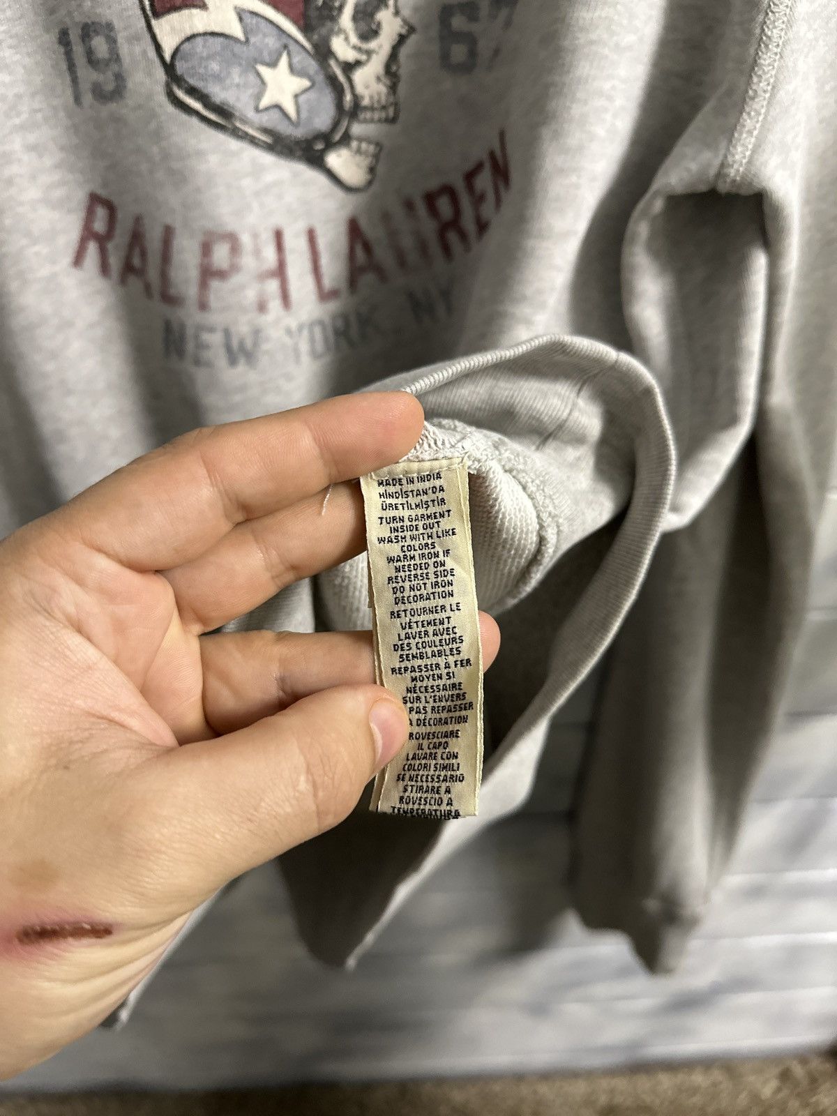 Denim & Supply Ralph Lauren Rare Sweatshirt Skull USA Helmet Ralph Lauren Denim&Supply Size US M / EU 48-50 / 2 - 8 Thumbnail