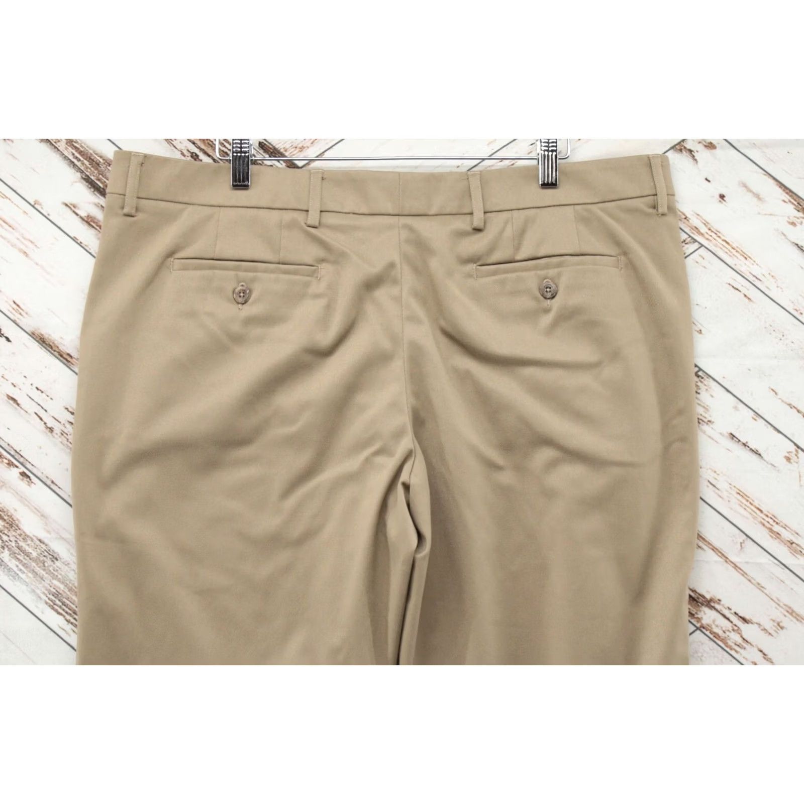Mizzen+Main Mizzen + Main Pants Mens 40 Tan Un-Hemmed Tapered Performance Golf Preppy USA Pants Size US 40 / EU 56 - 5 Thumbnail
