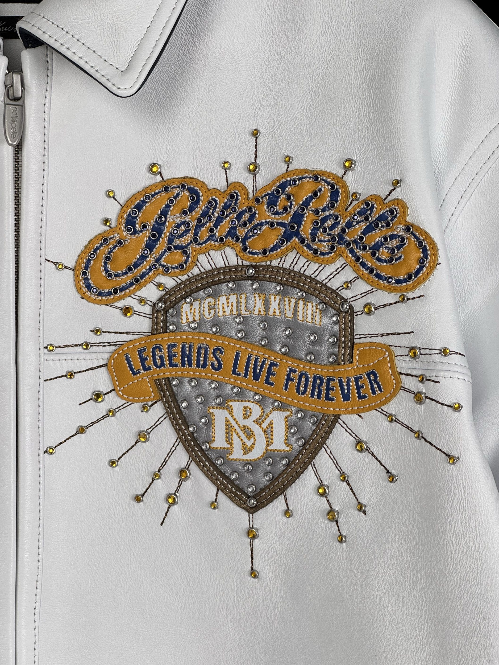 Pelle Pelle NEW WITH TAG* 'LEGENDS LIVE FOREVER' LEATHER JACKET Size US L / EU 52-54 / 3 - 13 Thumbnail