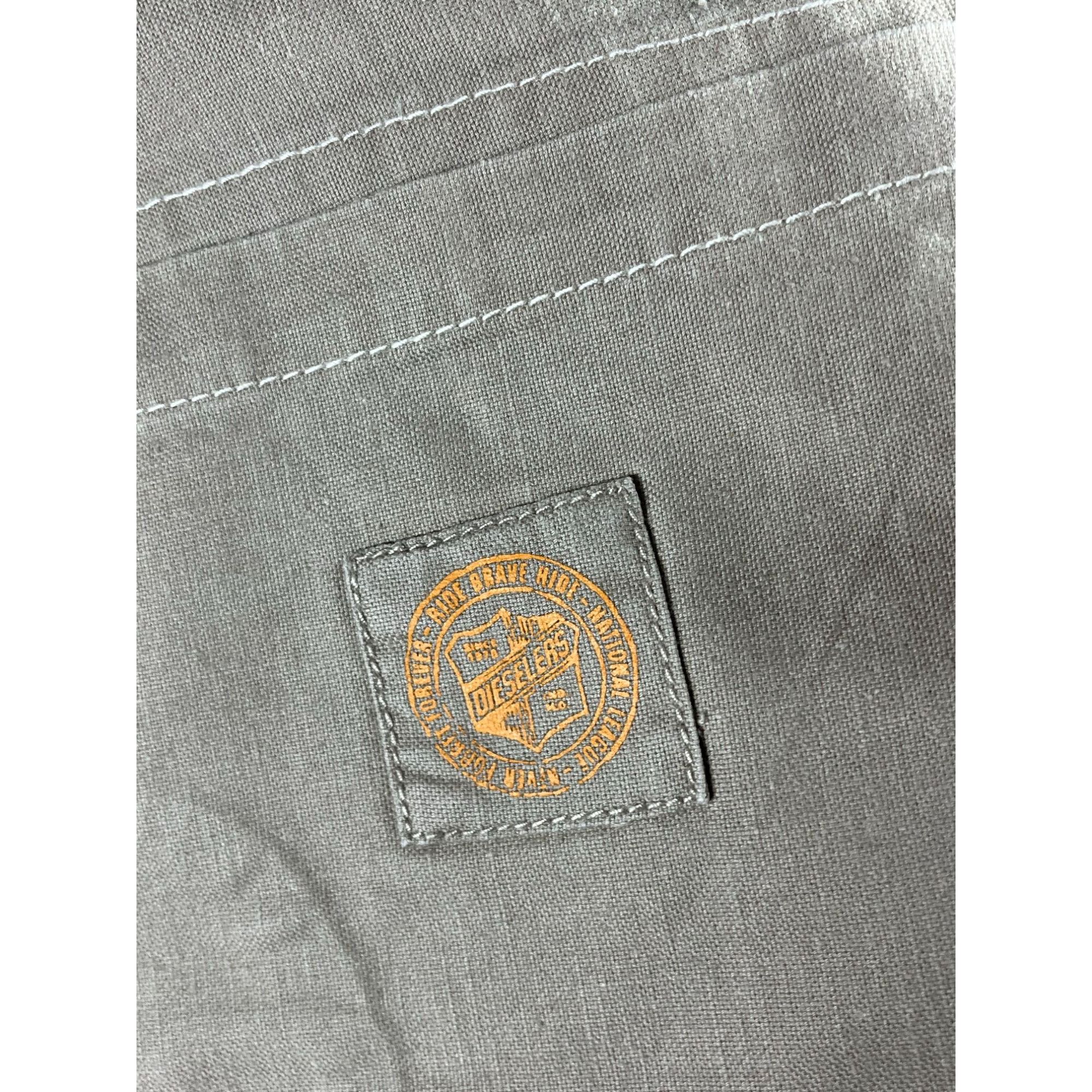 Diesel × Vintage Diesel Mens Vintage Baggy Jeans Size 38 Khaki Cotton Size US 38 / EU 54 - 7 Thumbnail