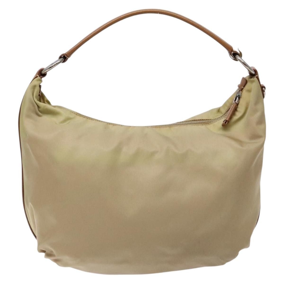 Prada PRADA Tote Bag Nylon Beige Silver Size ONE SIZE - 3 Thumbnail