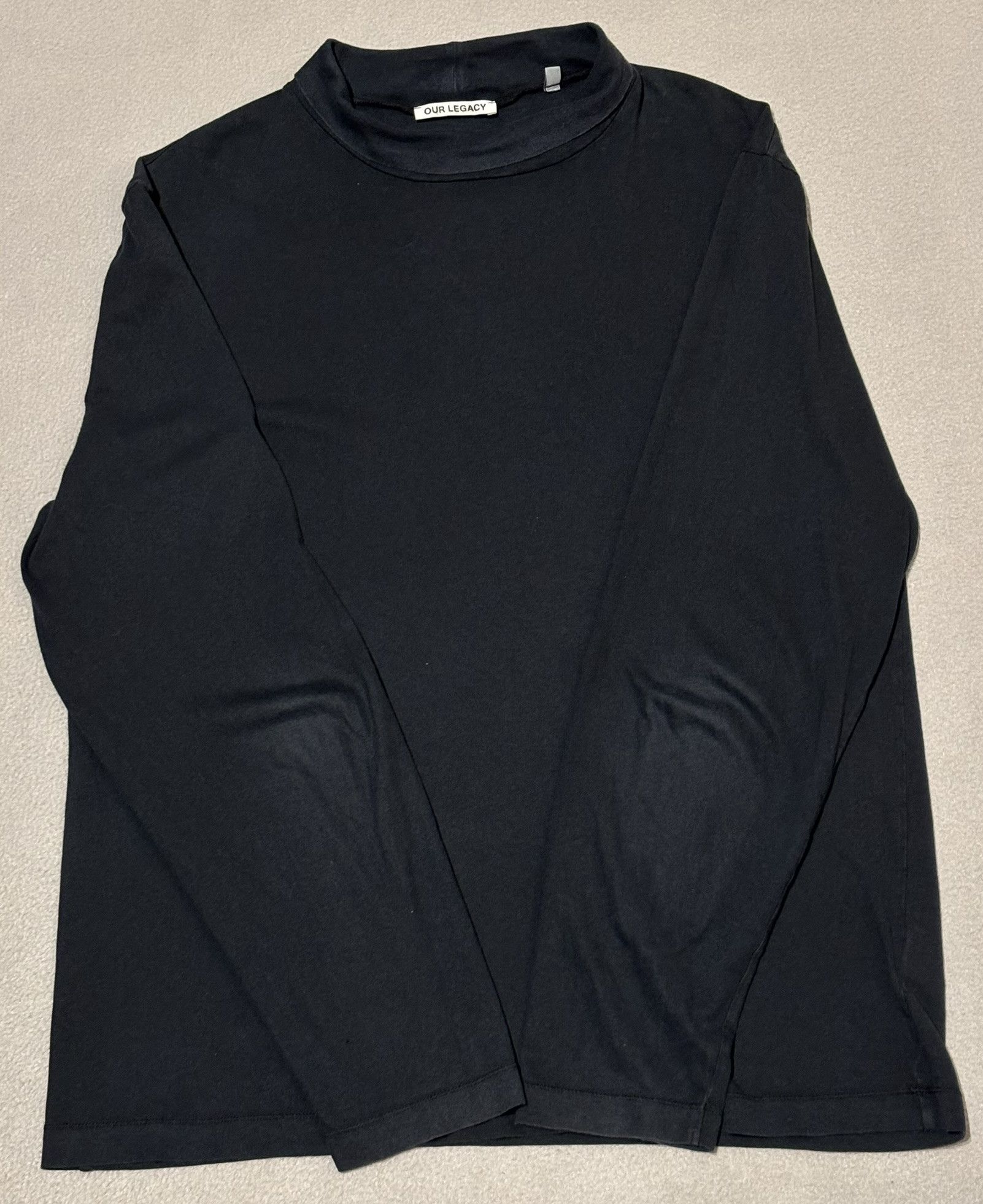 Our Legacy Our Legacy Black Army Jersey Longsleeve, Size 52 Size US L / EU 52-54 / 3 - 7 Thumbnail