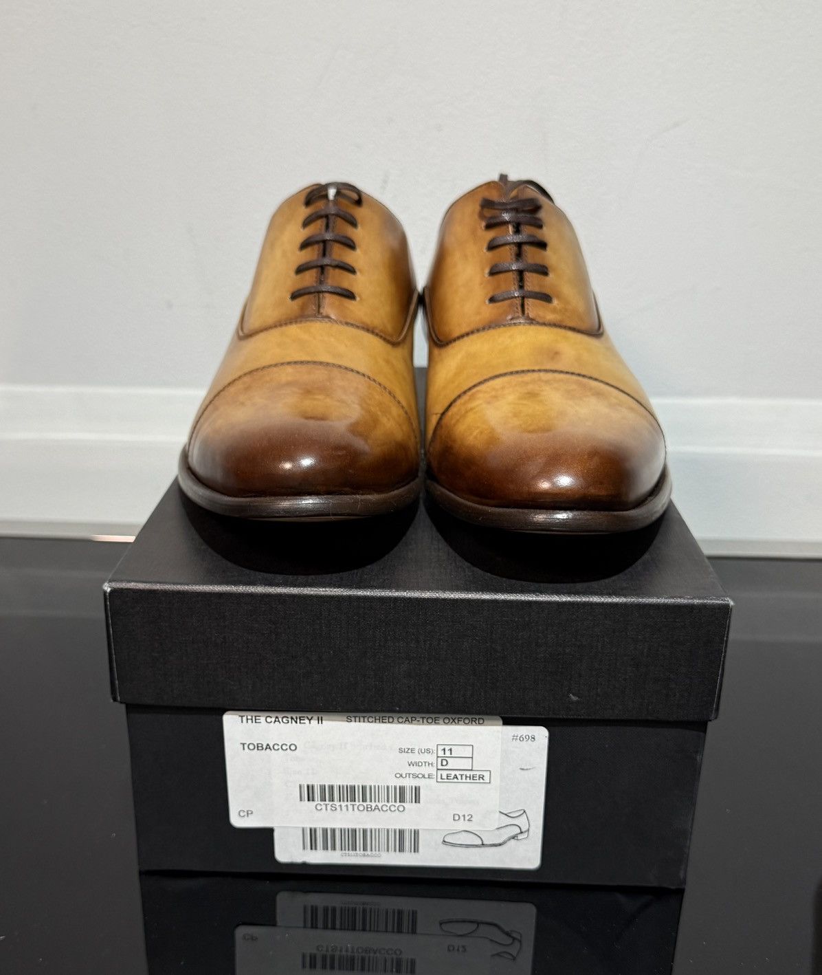 Paul Evans Paul Evans | Cagney II Stitched Cap-Toe Oxford Size US 11 / EU 44 - 4 Thumbnail