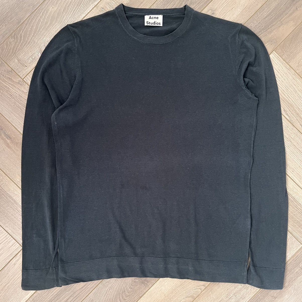 Acne Studios Acne Studios Declan Cotton Black Jumper Size US L / EU 52-54 / 3 - 1 Thumbnail