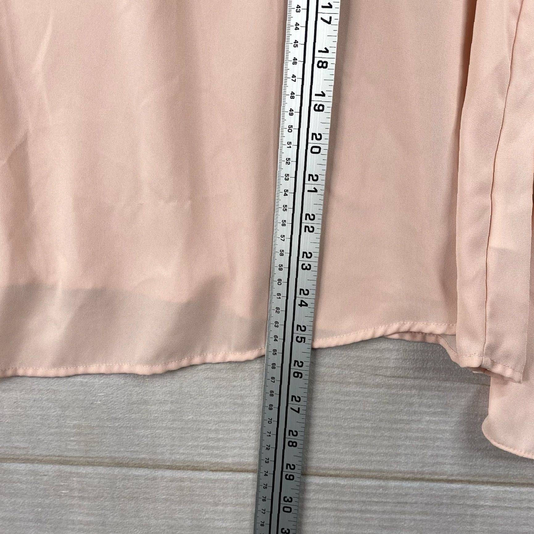 Pinko ANA Blouse Womens L Pink Round Neck Slit Sleeve Lined Keyhole Back Knit Top Costume? Size L / US 10 / IT 46 - 6 Thumbnail