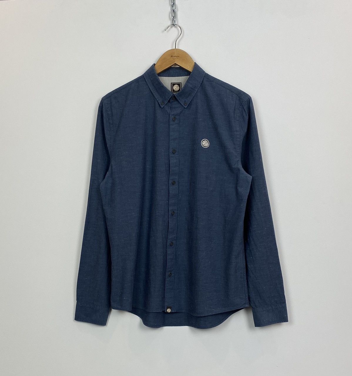 Pretty Green Pretty Green Long Sleeve Buttons Up Slim Fit Shirt Sz M Size US M / EU 48-50 / 2 - 1 Thumbnail