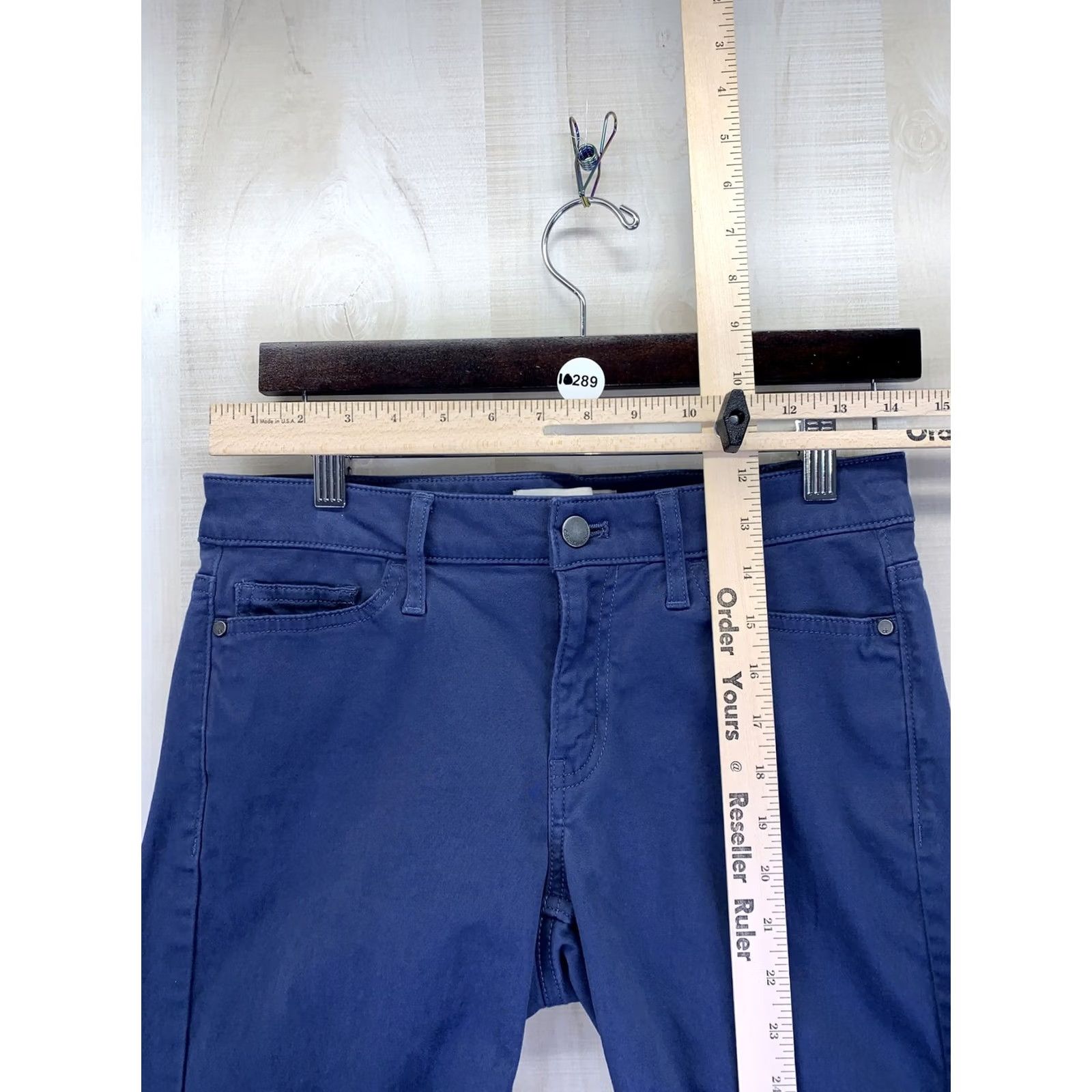 Calvin Klein Calvin Klein Weathered Blue Ankle Skinny Womens Pants Size 6-10289 Size 28" / US 6 / IT 42 - 2 Thumbnail