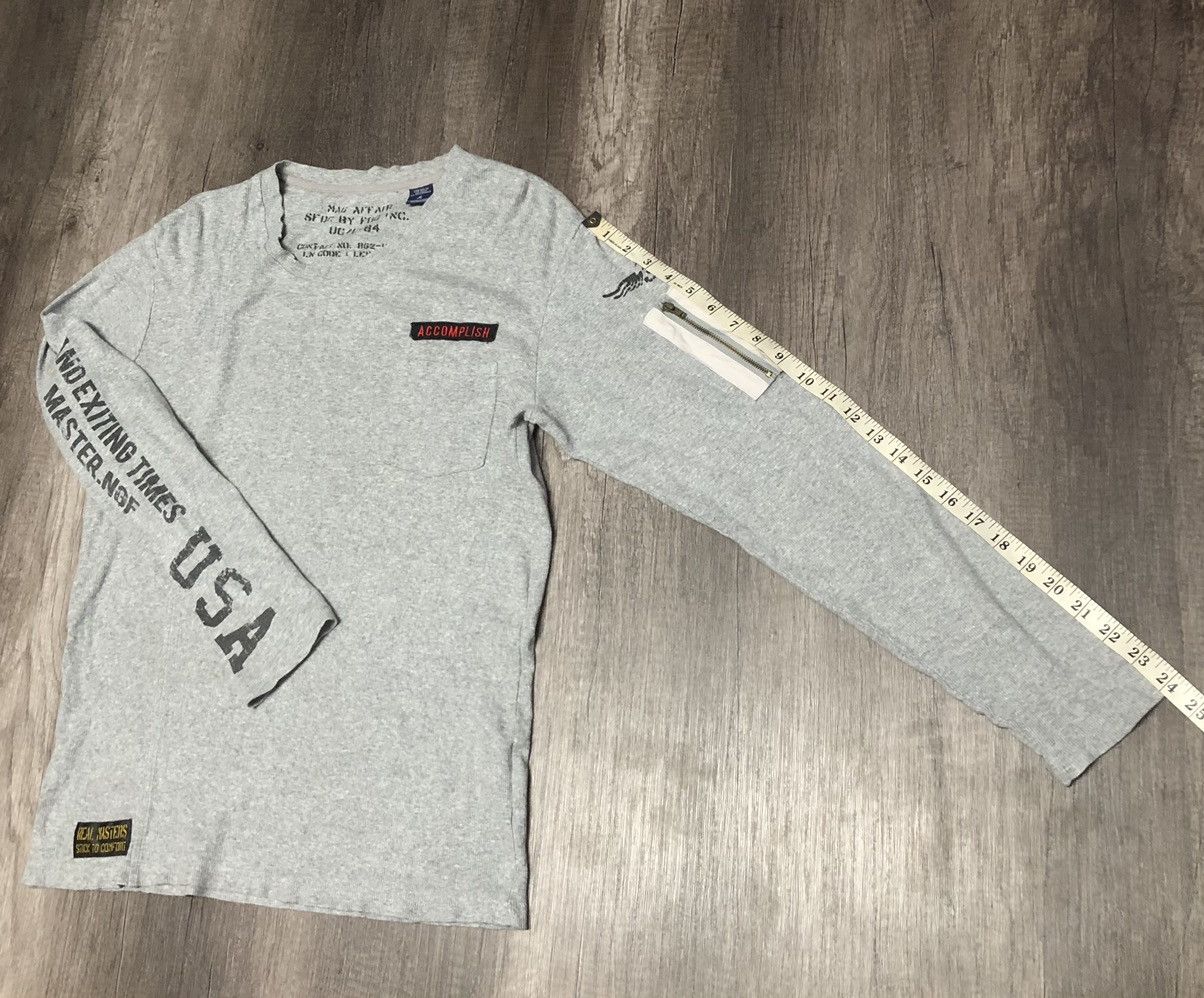 Vintage Vintage Real Masters Garment x Accomplish Long Sleeve Tshirt Size US M / EU 48-50 / 2 - 24 Thumbnail