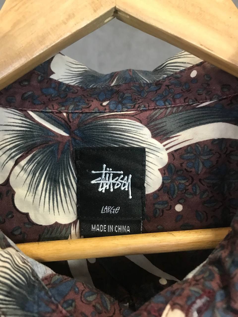Stussy Stussy crazy art designer shirt Size US L / EU 52-54 / 3 - 5 Thumbnail