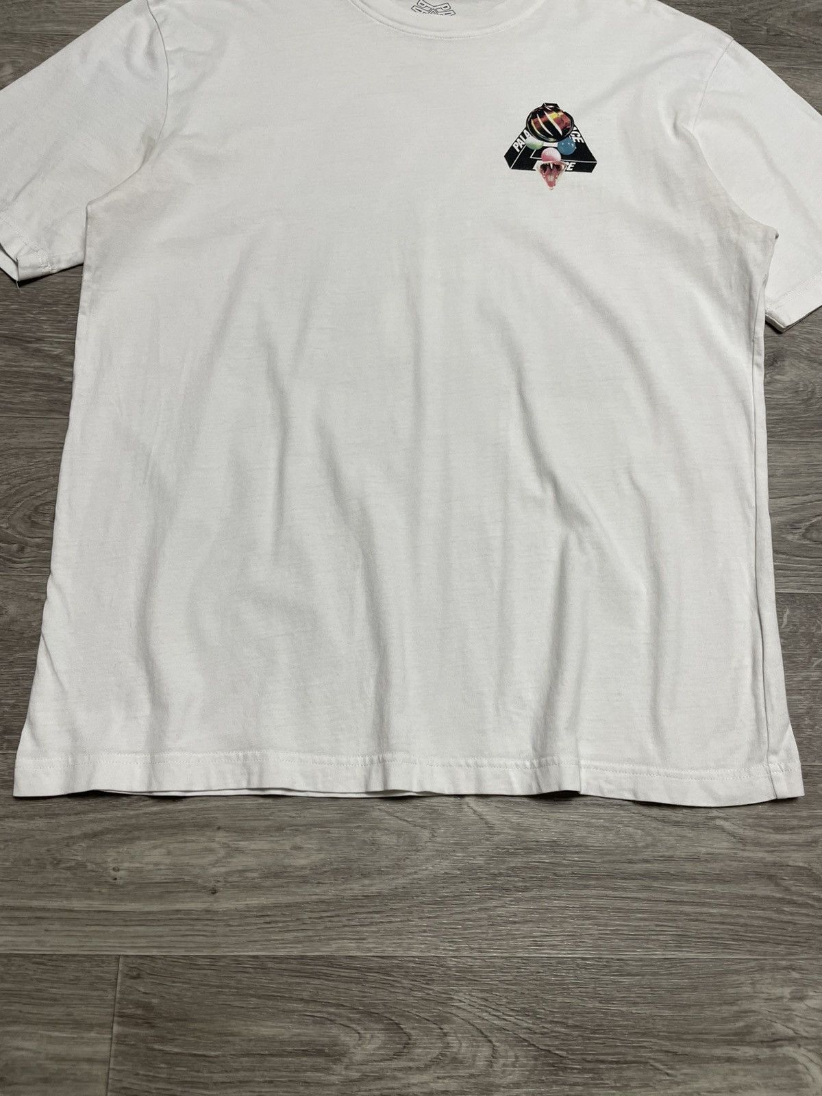 Palace Palace Sans Tri-Ferg White T-Shirt Size US XL / EU 56 / 4 - 4 Thumbnail