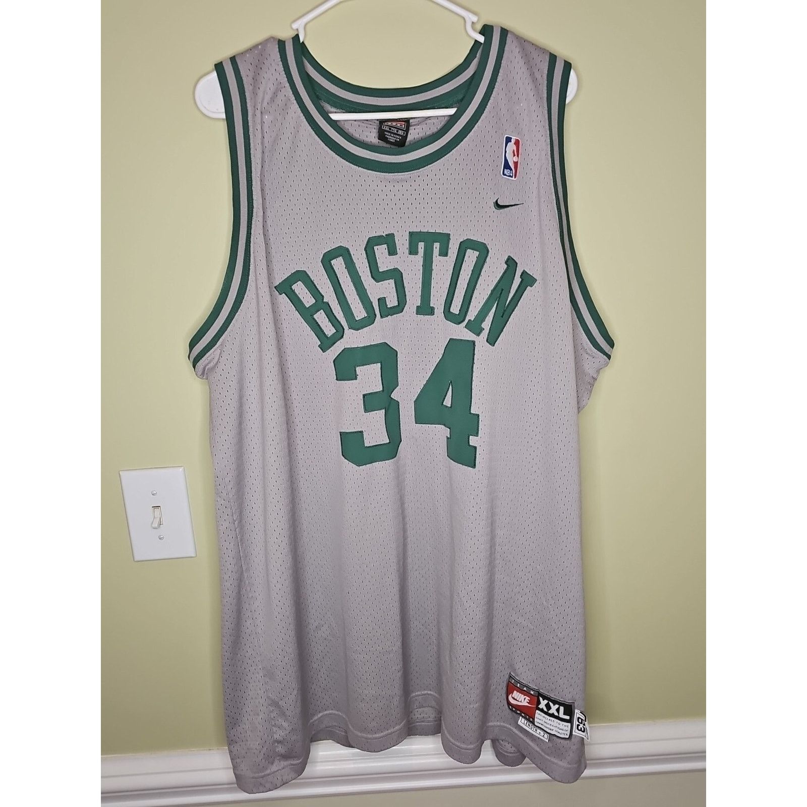 Nike Nike Rewind 63 #34 Paul Pierce NBA Boston Celtics Jersey XXL Size US XXL / EU 58 / 5 - 1 Thumbnail
