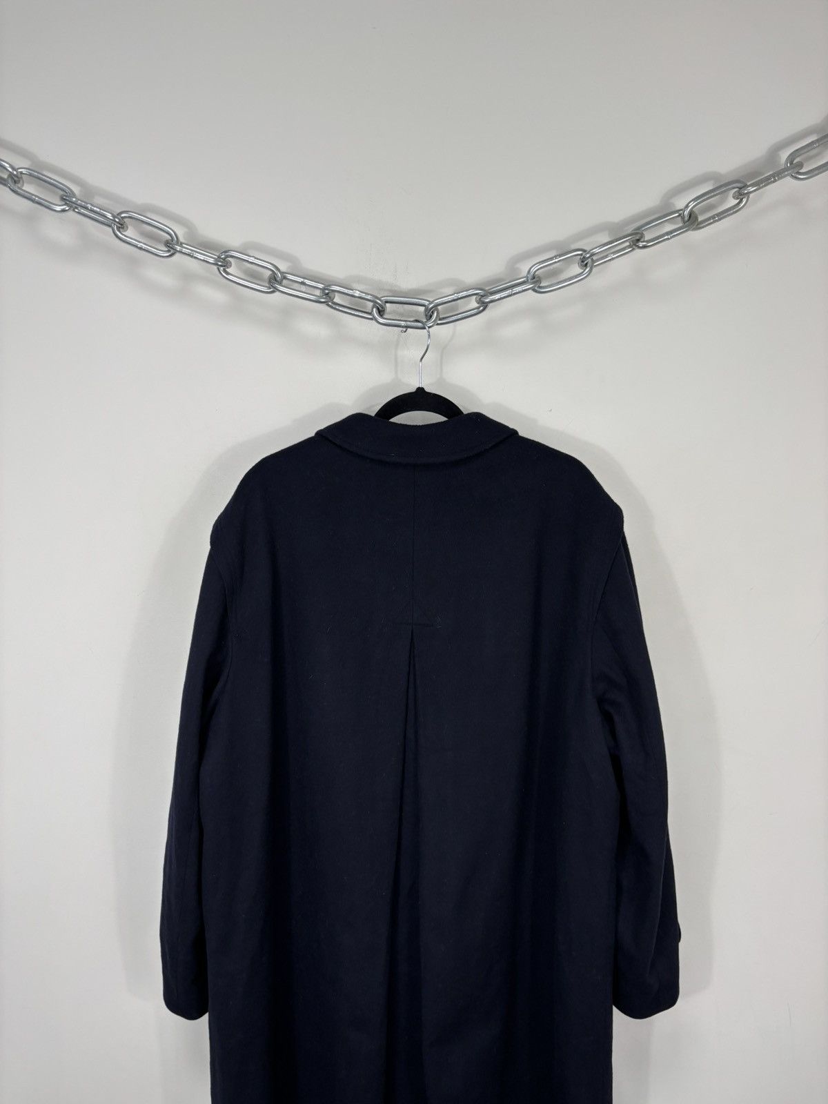 Other Lodenfrey Men’s Tyrol Loden Navy Blue Wool Long Overcoat Size US XL / EU 56 / 4 - 19 Thumbnail