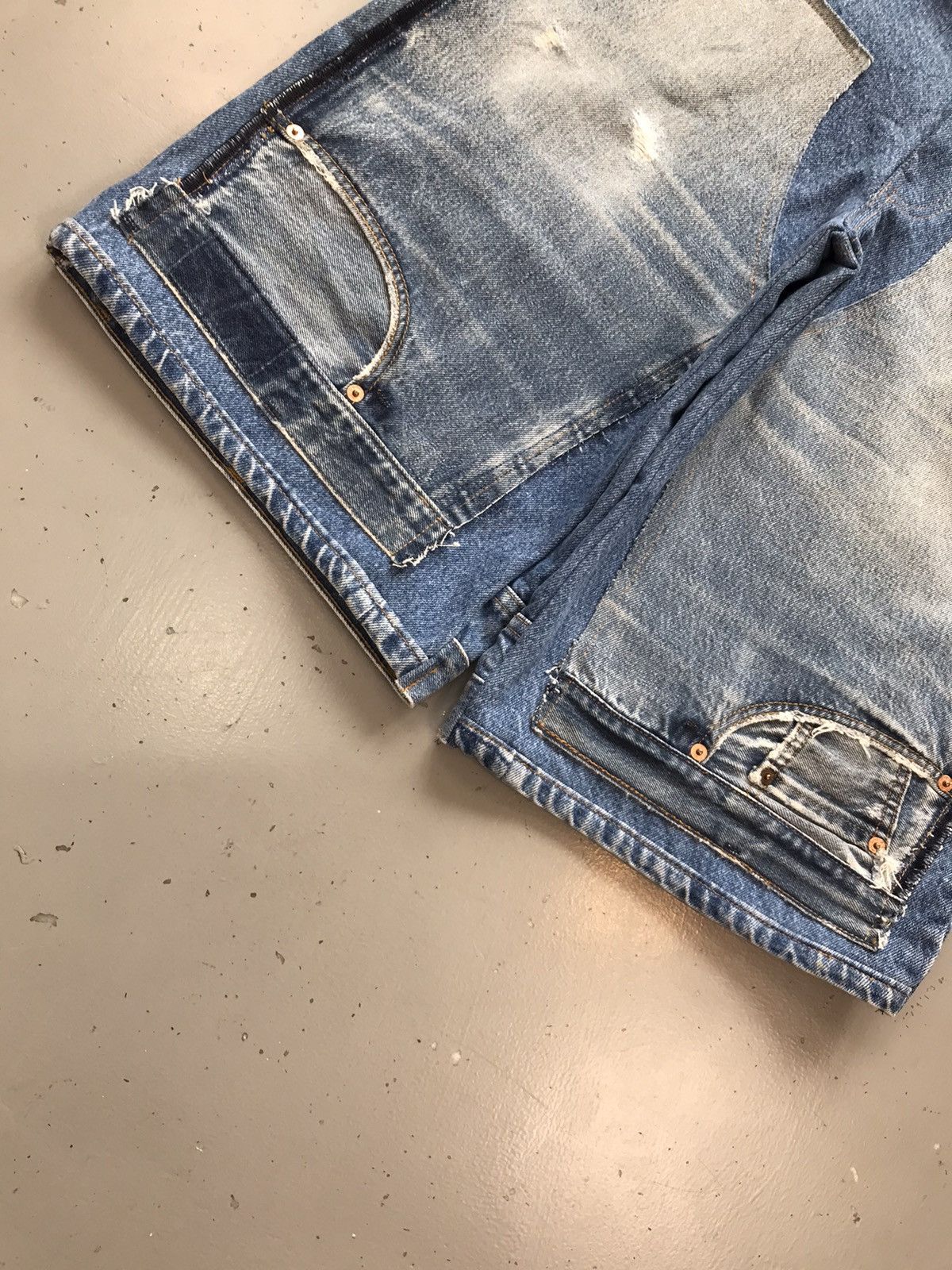 Carhartt × Vintage Vintage custom double knee denim jort Size US 34 / EU 50 - 6 Thumbnail
