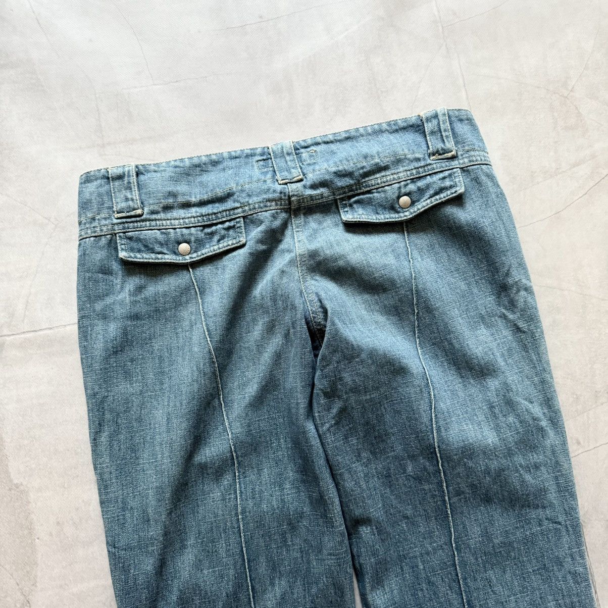 Miss Sixty Y2K Miss Sixty Cargo Straight Hysteric Glamour Style Jeans Size 29" - 7 Thumbnail