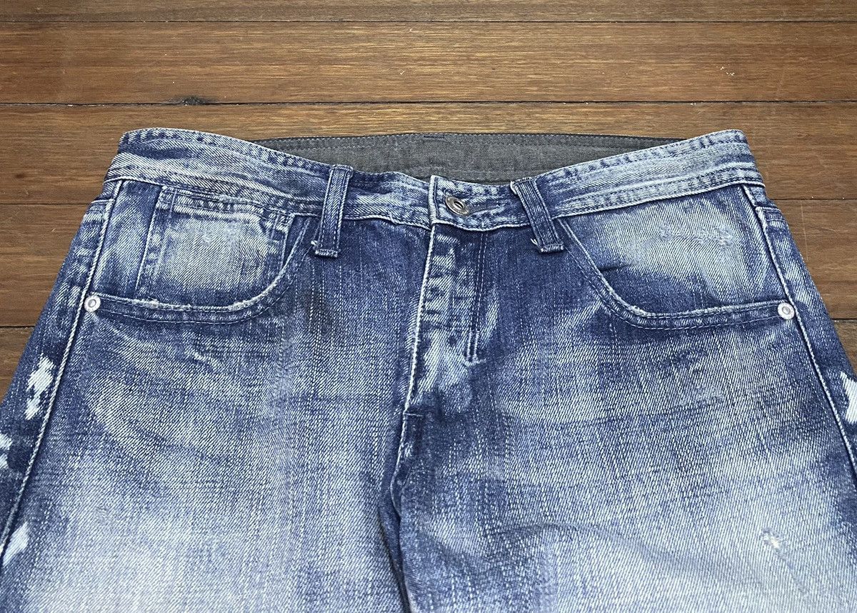 14th Addiction Very Rare Vintage Japanese Brand Neil Barrett Jeans 2000s Size US 31 - 3 Thumbnail