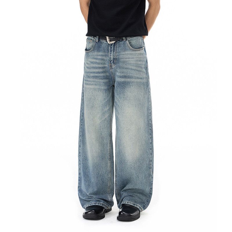 Japanese Brand American Retro Men's Punk Ombré Straight-Leg Jeans Size US 32 / EU 48 - 4 Thumbnail