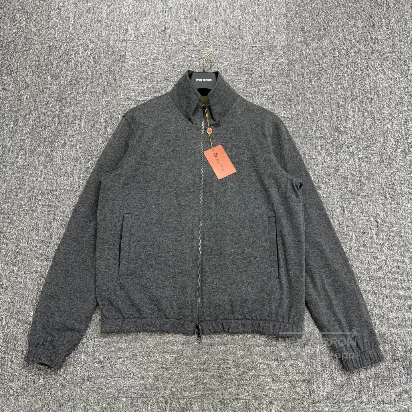 Loro Piana reversible cashmere jacket in olive green. Size US L / EU 52-54 / 3 - 3 Thumbnail