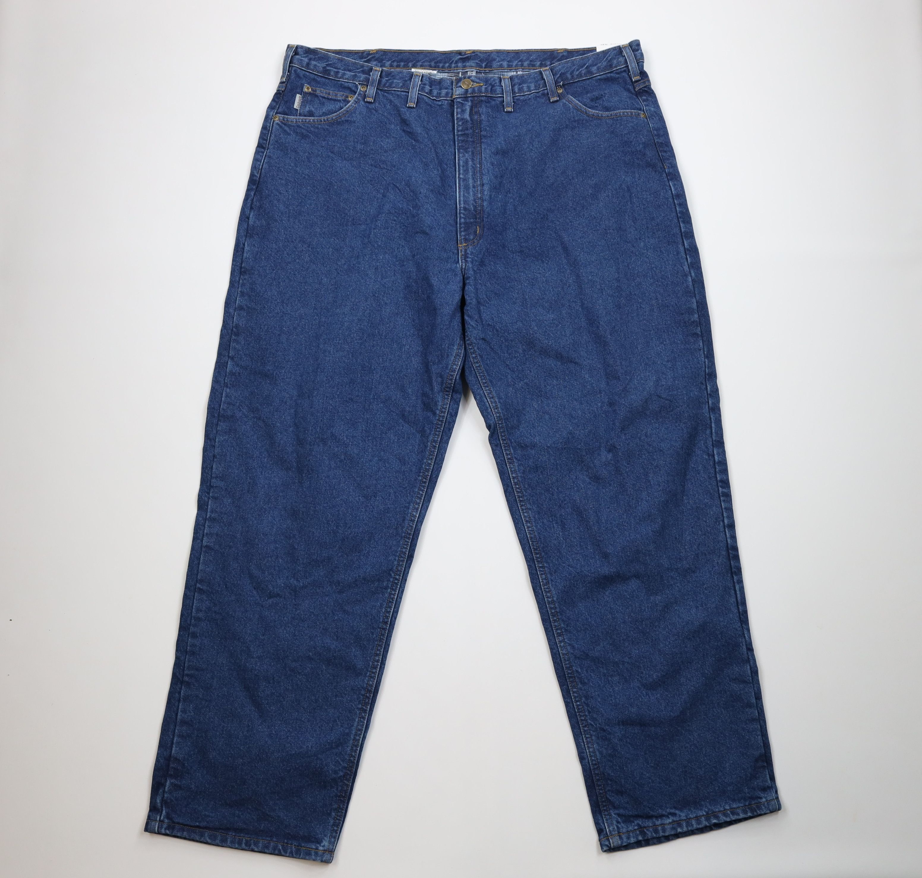 Carhartt Deadstock Vintage Y2K 2003 Carhartt Fit Flannel Lined Jeans Size US 44 / EU 60 - 2 Thumbnail