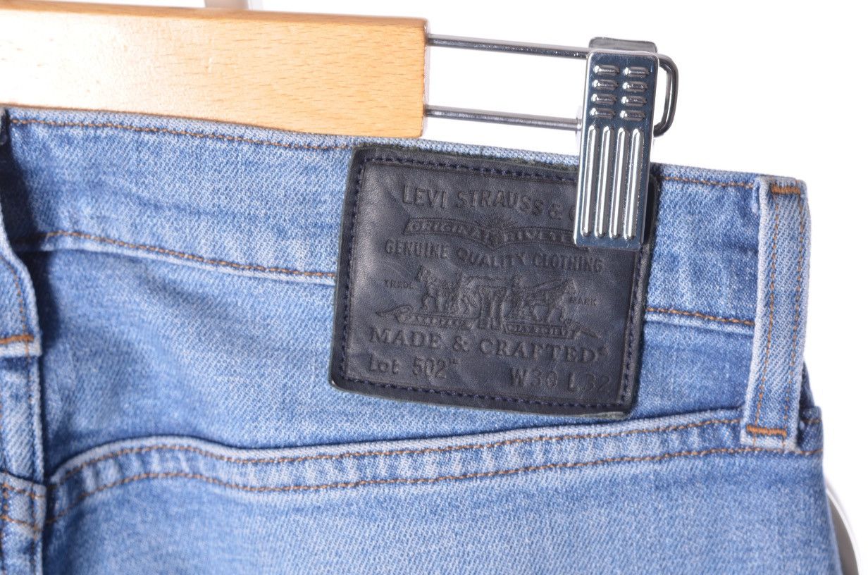 Levi's Levis Levi’s 30 lot 502 blue denim pant Jeans Size US 32 / EU 48 - 5 Thumbnail