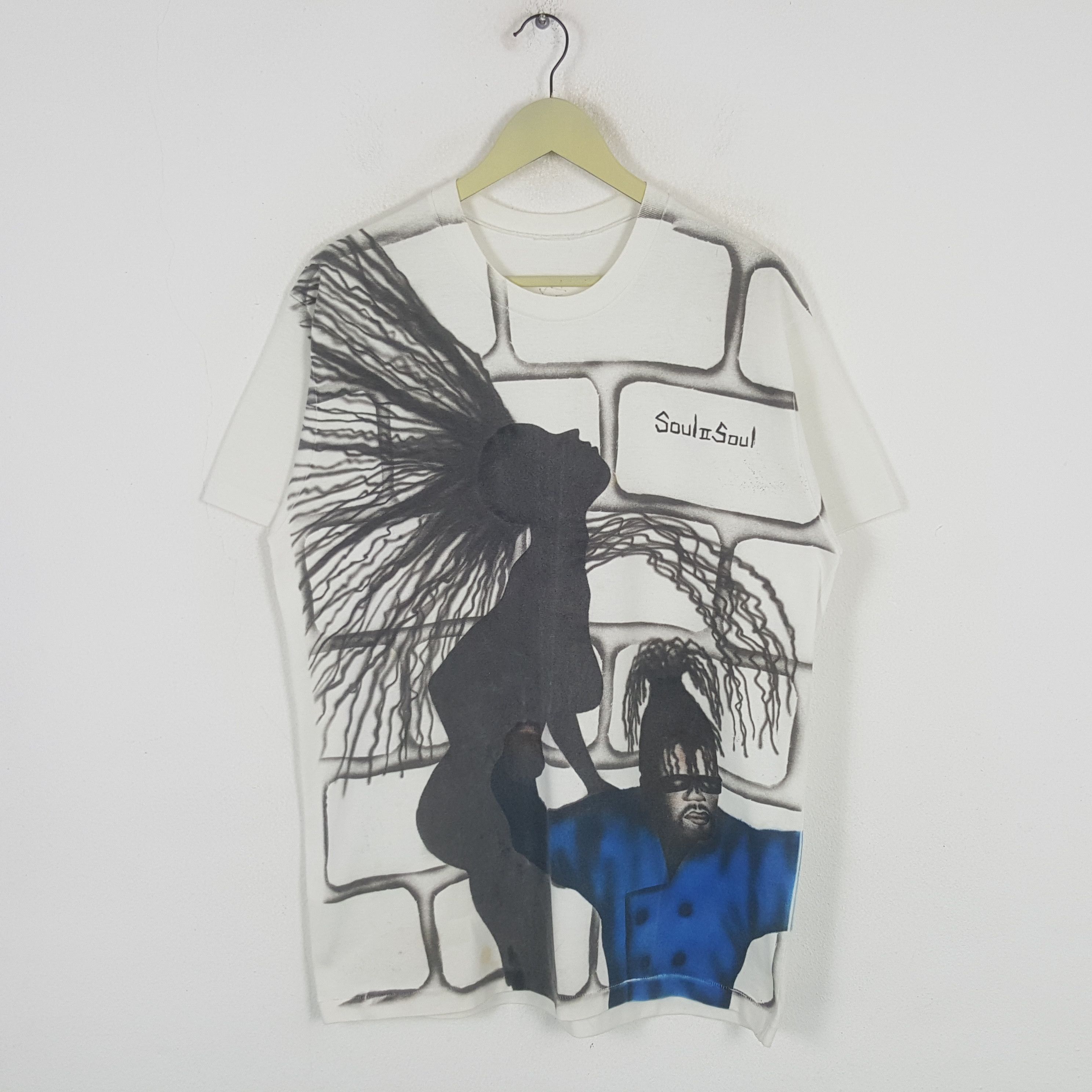 Band Tees × Vintage Vintage RAP TEES SOUL II Soul T-shirt Size US L / EU 52-54 / 3 - 1 Thumbnail
