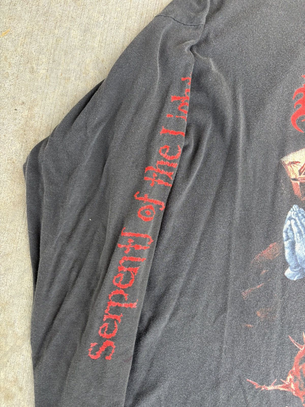 Band Tees Vintage 90s Deicide Longsleeve Shirt Size US XL / EU 56 / 4 - 6 Thumbnail