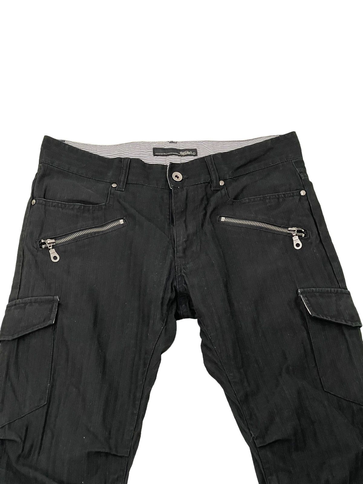 Japanese Brand × Mossimo Cargo Slim Mossimo Pant Black 7🟦9 Size US 32 / EU 48 - 6 Thumbnail