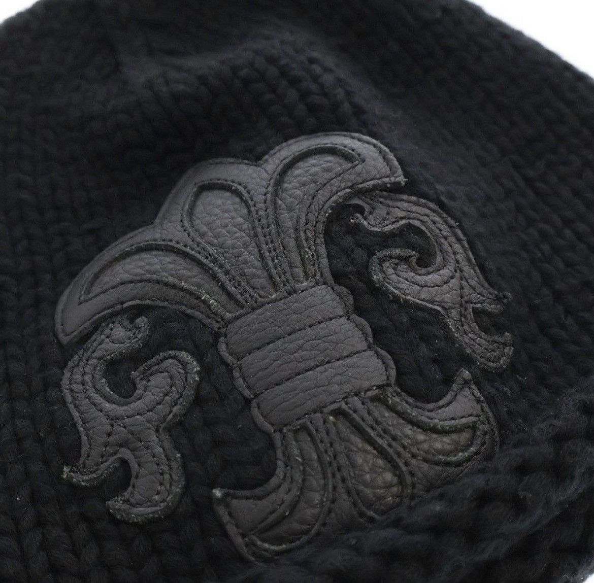 Chrome Hearts Chrome Hearts Black/Silver Flare Beanie Size ONE SIZE - 5 Thumbnail