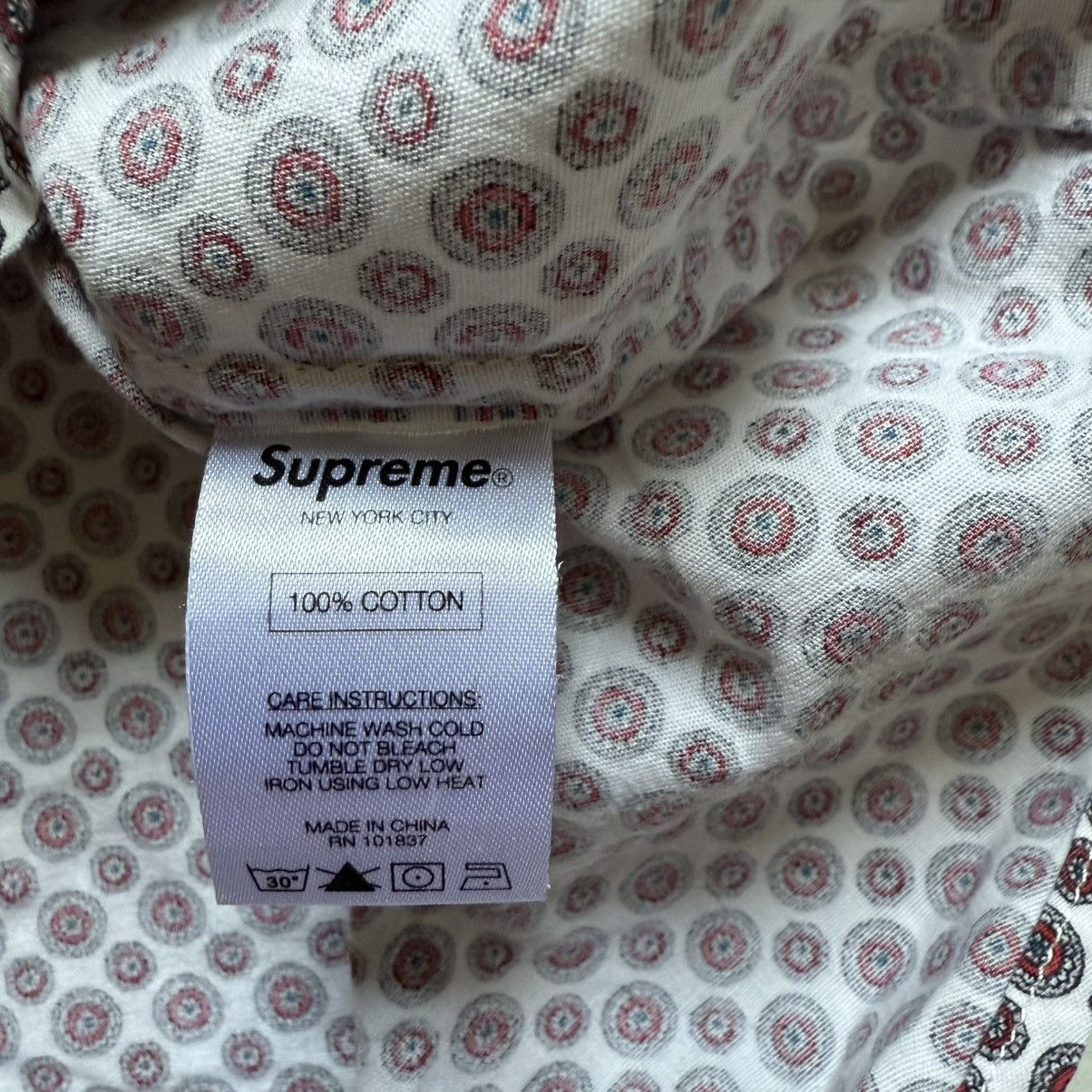 Supreme Supreme Foulard SS15 Shirt Size US M / EU 48-50 / 2 - 6 Thumbnail