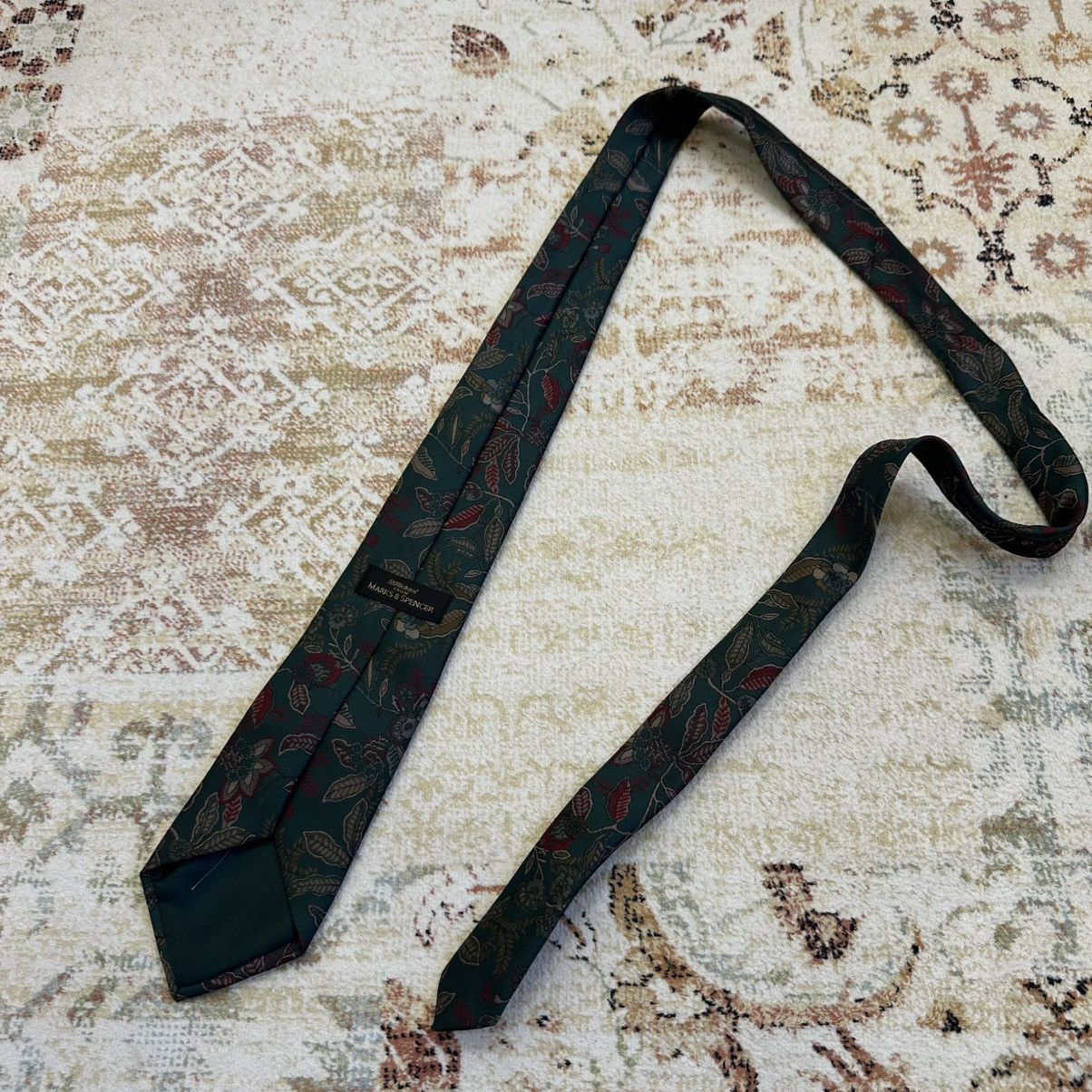 Marks & Spencer Vintage Mark&Spencer Tie Polyester 90s Old Money Y2K Size ONE SIZE - 3 Thumbnail