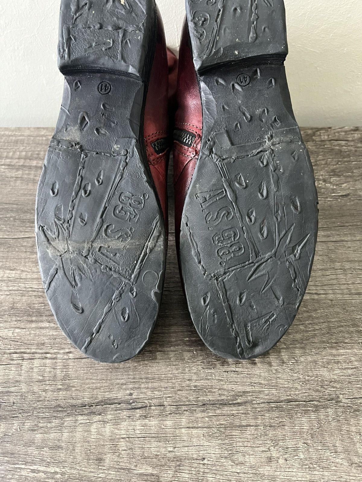A.S.98 LEATHER CHUNKY A.S.98 BOOTS Size US 8 / EU 41 - 15 Thumbnail