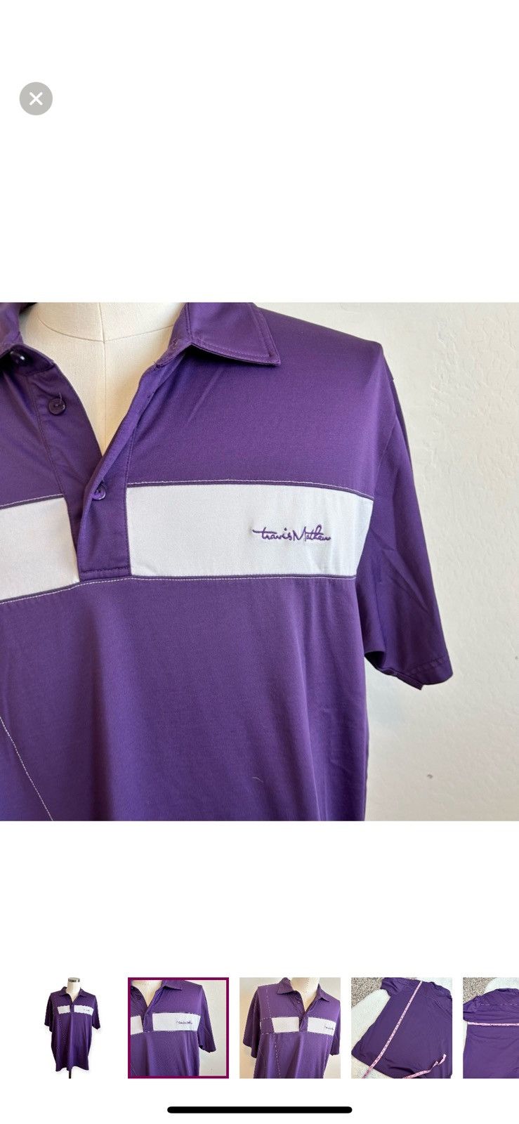 TravisMathew Travis Mathew XXL purple golf polo shirt Size US XXL / EU 58 / 5 - 2 Thumbnail