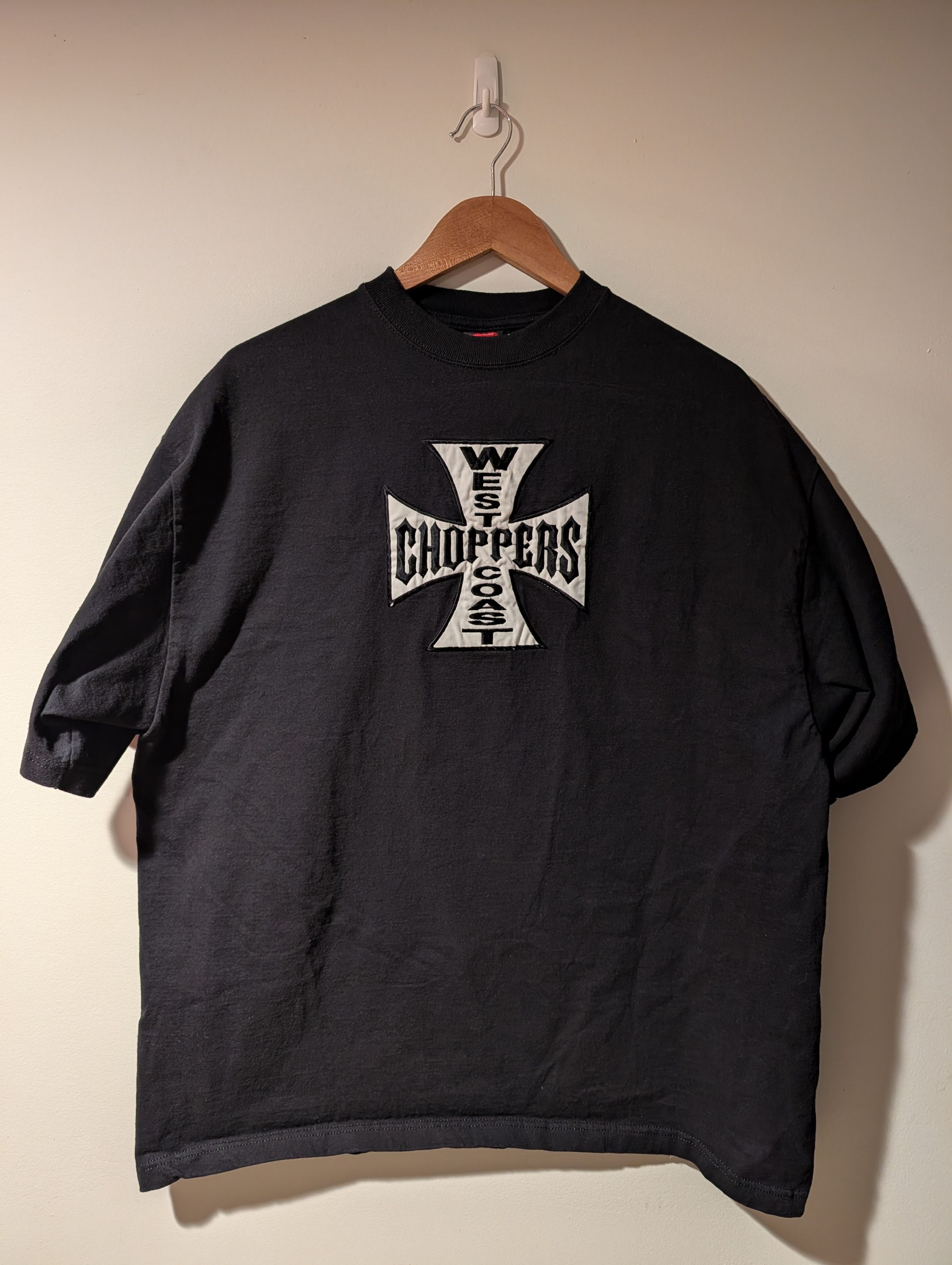 West Coast Choppers Vintage 90s West Coast Choppers 3-D Motorcycle T-Shirt Size US XL / EU 56 / 4 - 1 Thumbnail
