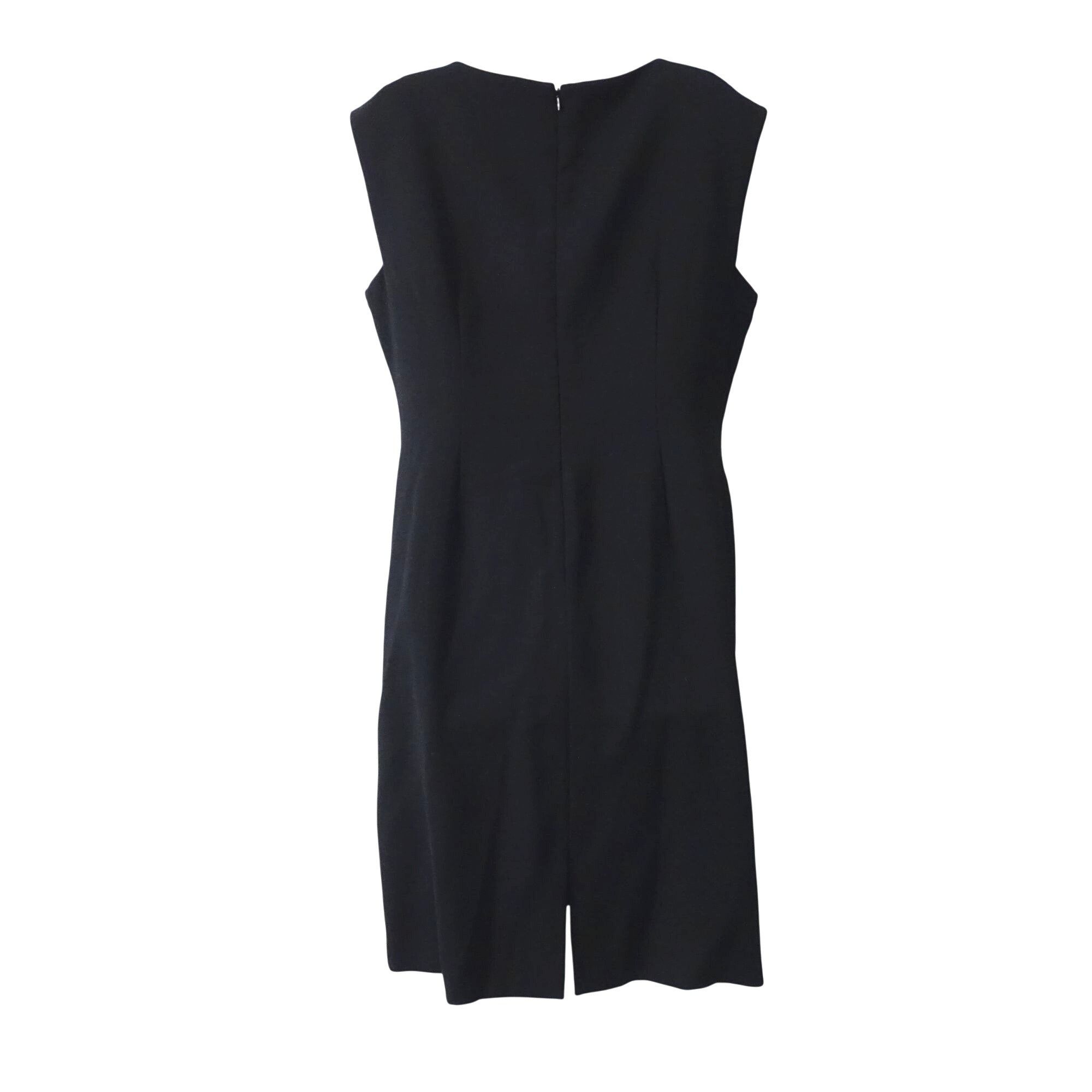 Other Tahari Arthur S Levine Sleeveless Black Sheath Dress Size 10 Size L / US 10 / IT 46 - 4 Thumbnail