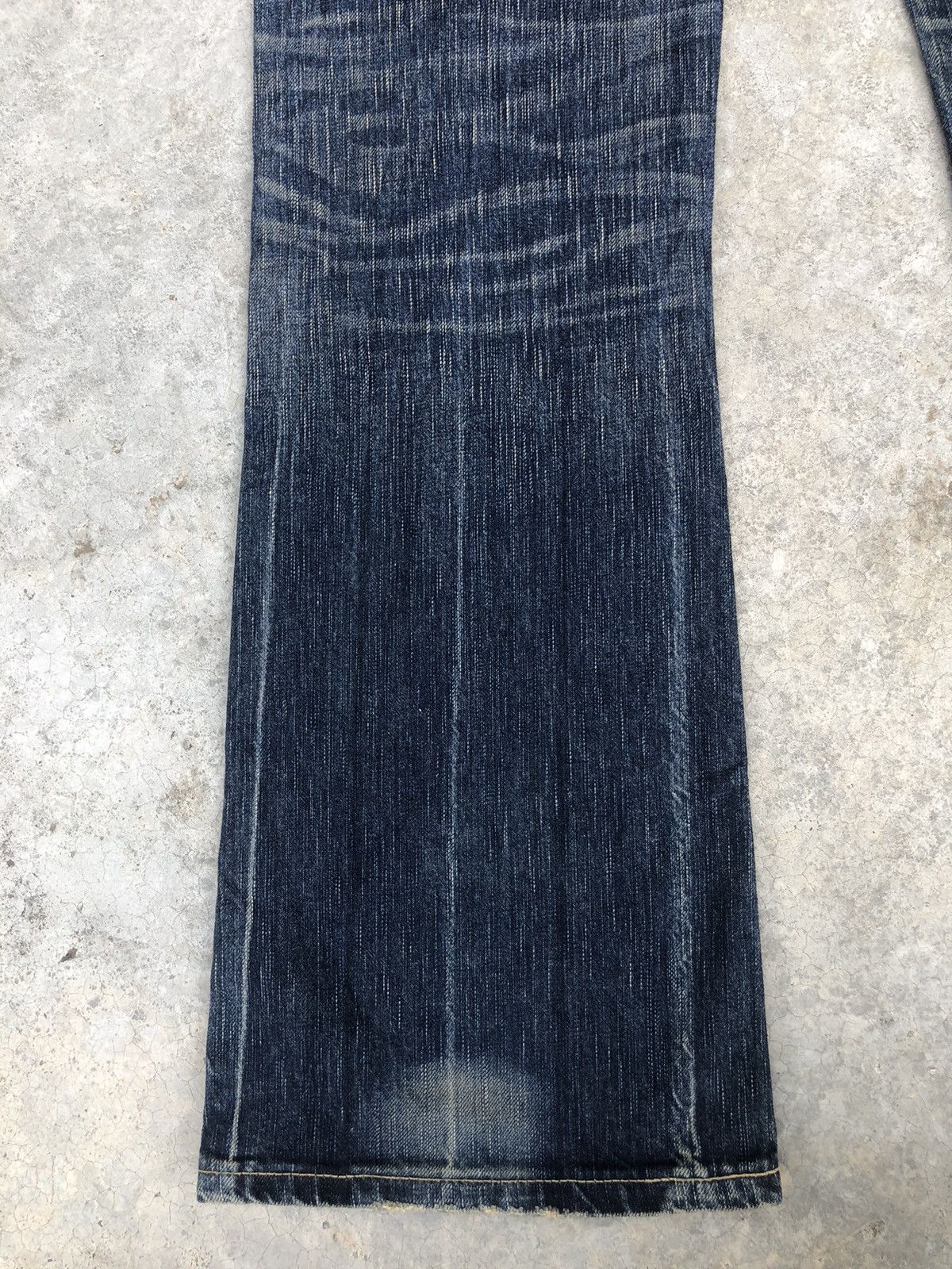 If Six Was Nine Japanese Edwin 503 Flared Jeans Bootcut Distressed Jeans Size US 31 - 11 Thumbnail
