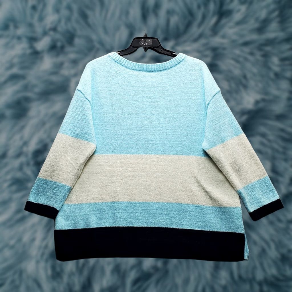 Talbots Talbots Sweater Womens 1X Multi Colorblock Chenille Knit Pullover Shirt Womens Size 1X Color Multicolor Colorblock Casual Knit Pullover Size XL / US 12-14 / IT 48-50 - 1 Thumbnail