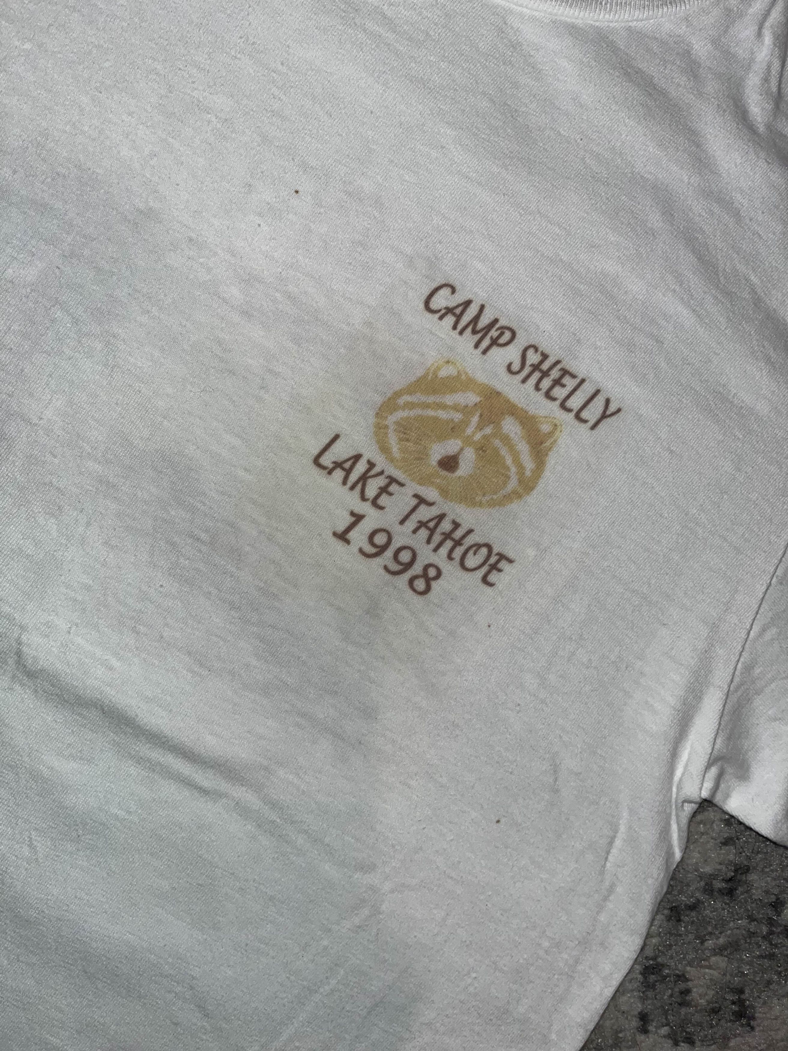 Vintage Vintage 90s Lake Tahoe Camp Shelly Shirt Size US M / EU 48-50 / 2 - 7 Thumbnail