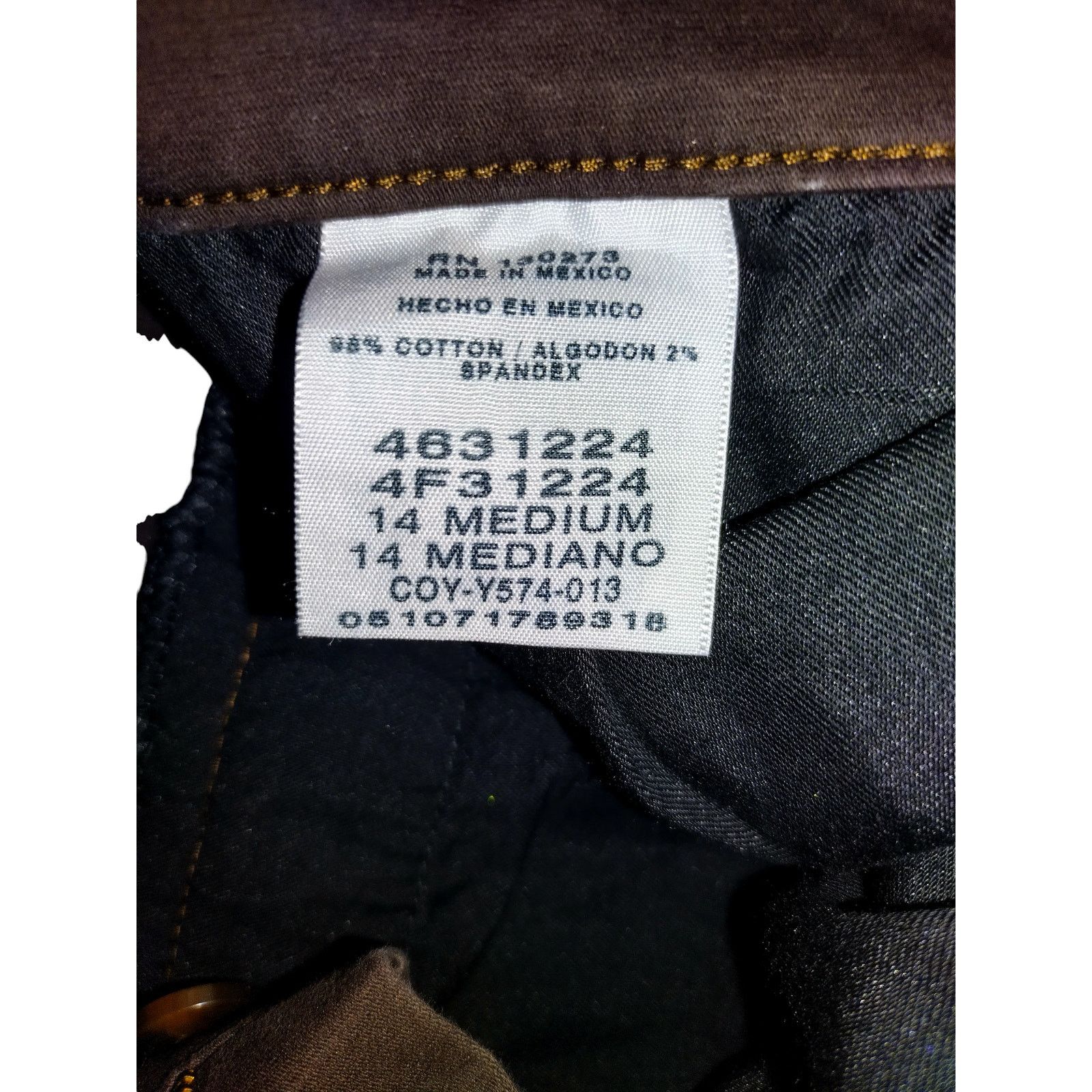 Lee Lee 1889 Womens Mid-rise Straight Leg fit Pants SZ 14 Med Size 36" / US 14 / IT 50 - 6 Thumbnail