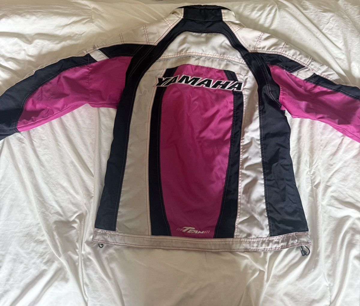 Yamaha Womens Pink Yamaha Race Jacket Size L / US 10 / IT 46 - 7 Thumbnail