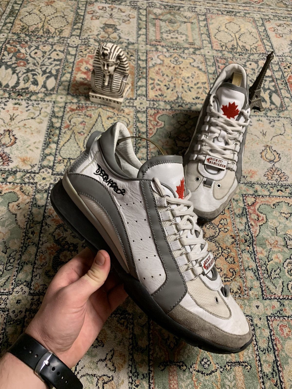 Dsquared2 × Vintage Vintage DSQUARED D2 Born To Rebel 1964 sneakers Size US 9 / EU 42 - 7 Thumbnail