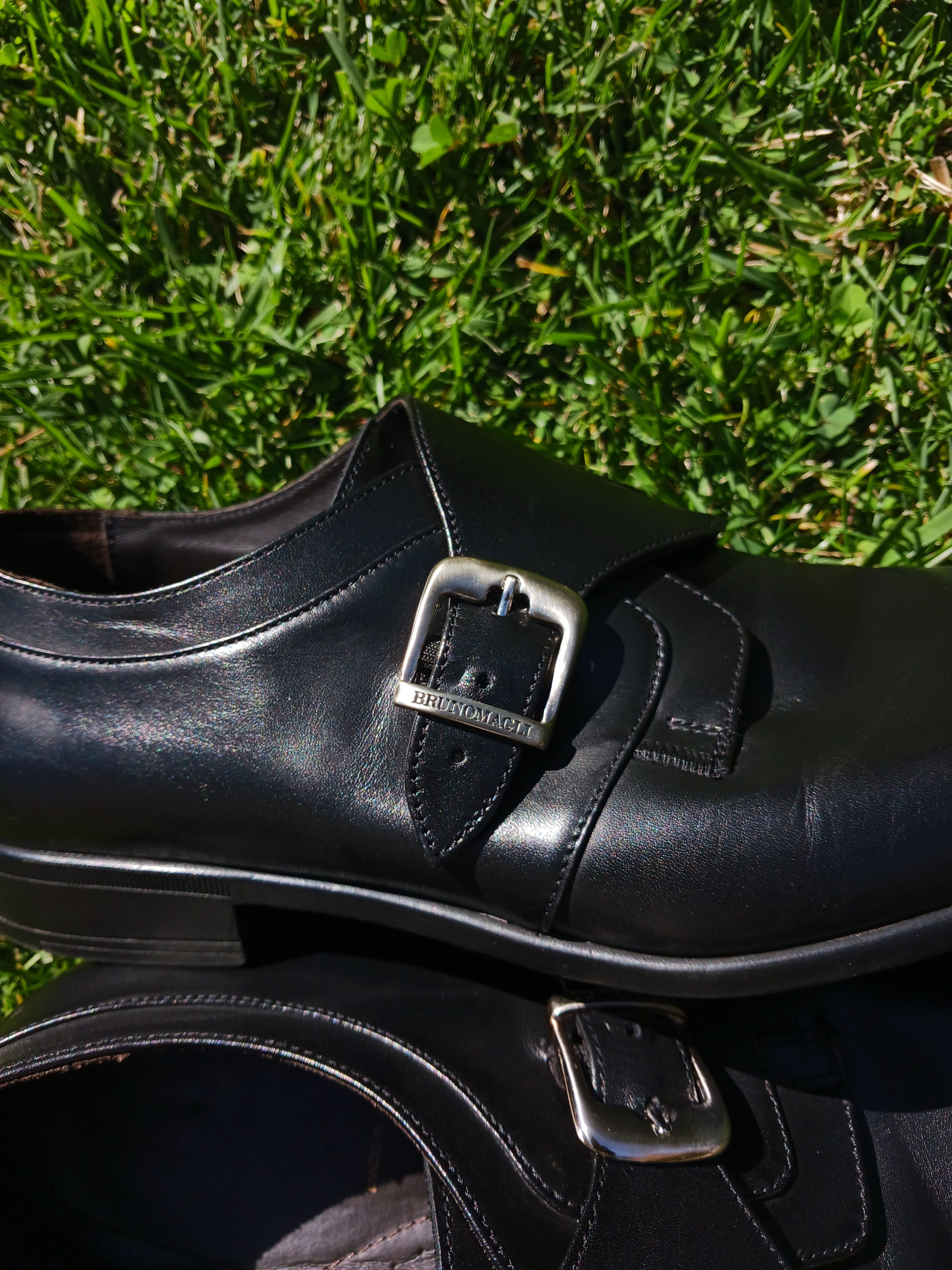 Bruno Magli Bruno Magli Italian Single Monk Strap Medallion Loafers Size US 12 / EU 45 - 10 Thumbnail
