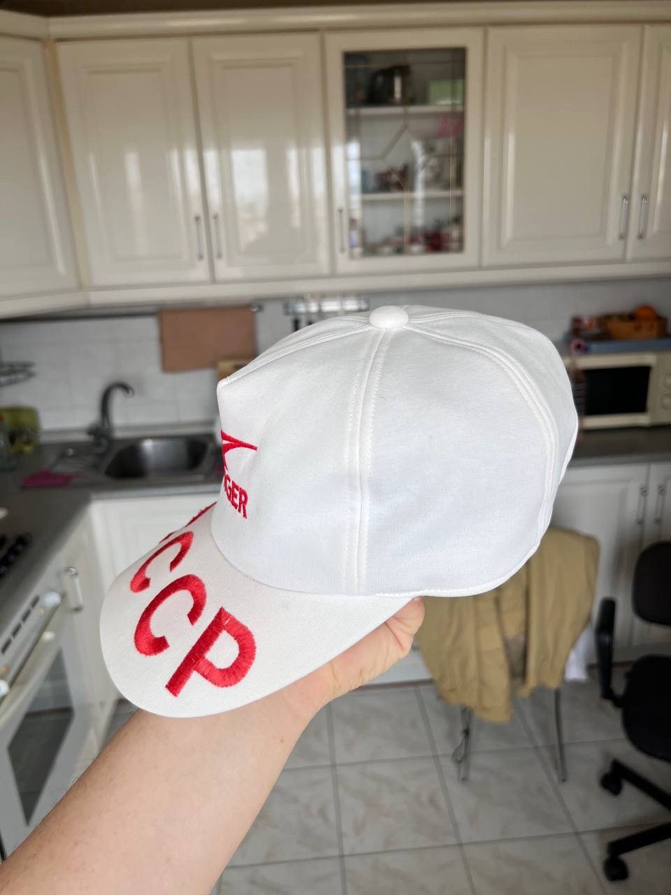 Asics VINTAGE 1980s ASICS TIGER JAPAN BIG LOGO CCCP USSR HAT CAP Size ONE SIZE - 7 Thumbnail