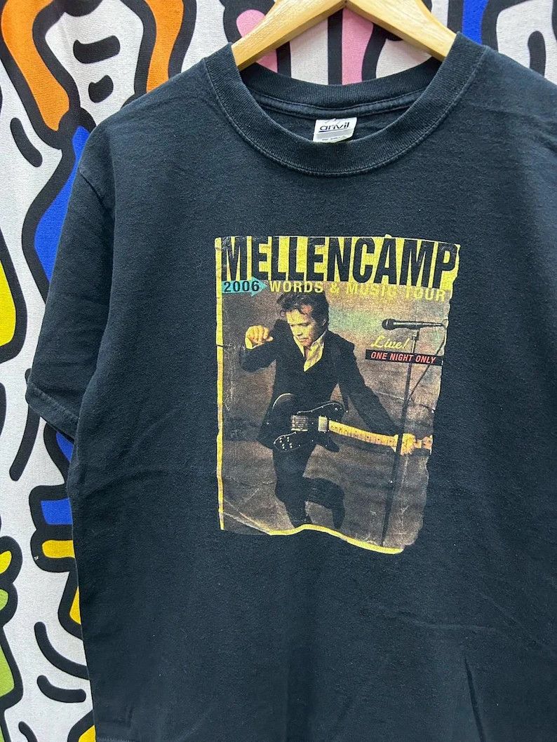 Band Tees Vintage 2000s John Mellencamp tshirt size M Size US M / EU 48-50 / 2 - 1 Thumbnail