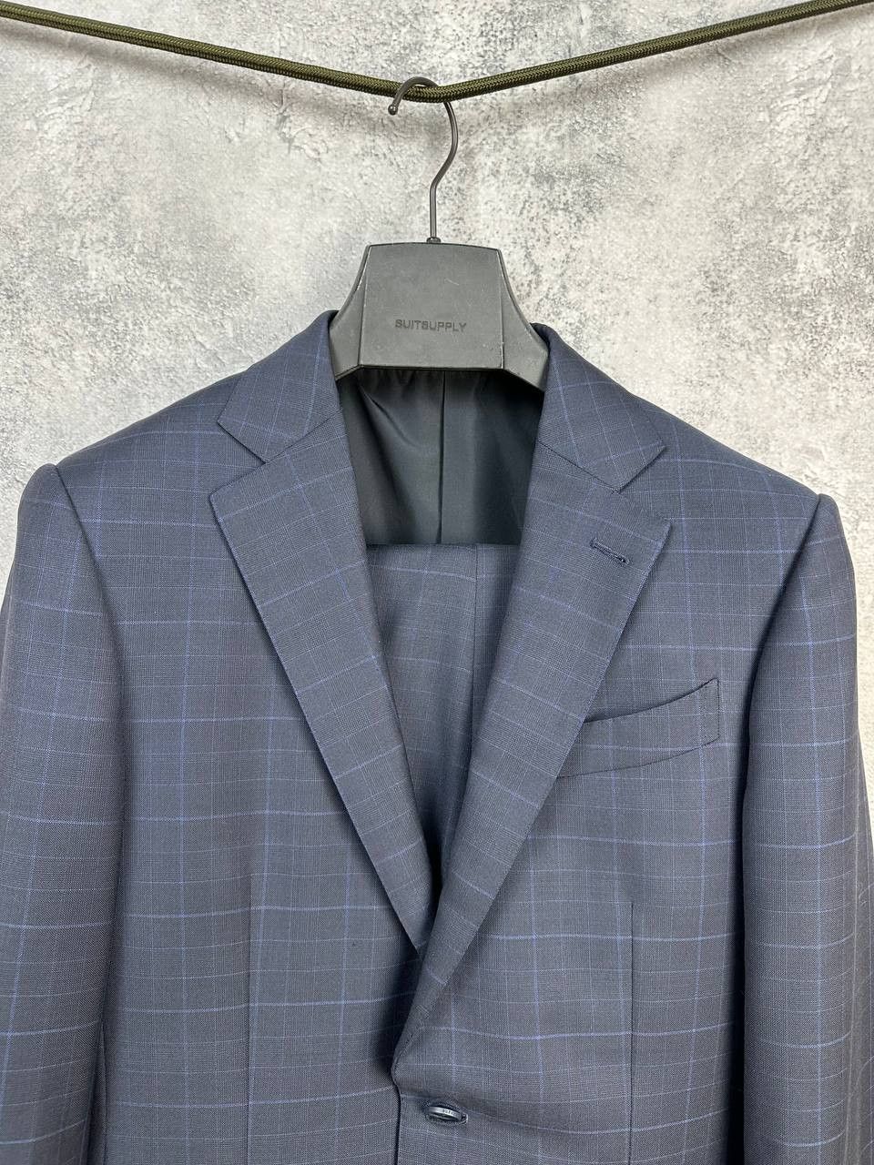 Ermenegildo Zegna RRP €2.500 Emenegildo Zegna "Mila" Abito Suit Wool Check Size 46R - 7 Thumbnail