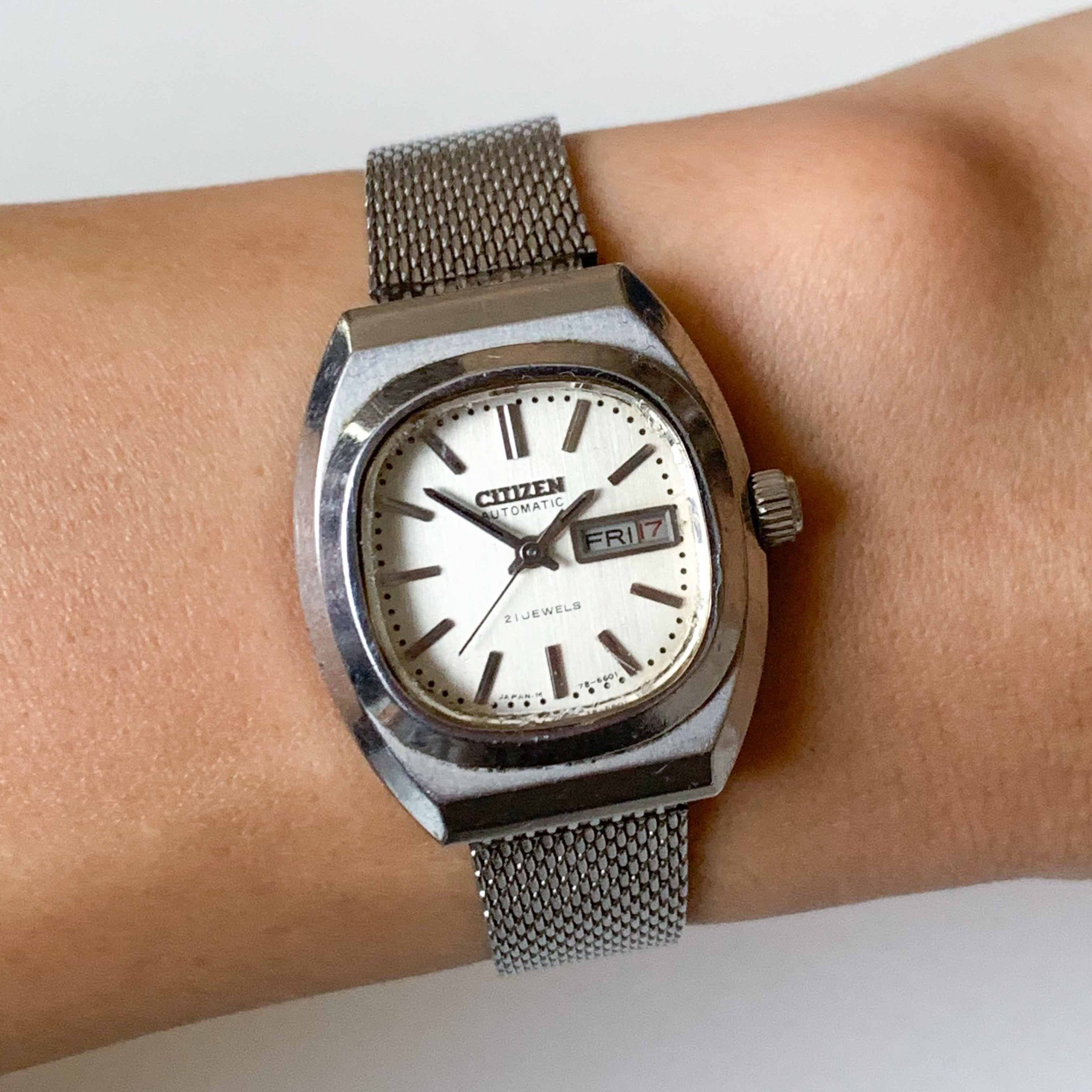 Citizen × Vintage Vintage Old Citizen Automatic Square | Grailed
